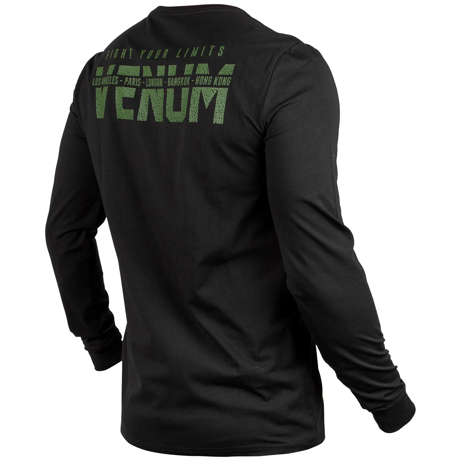 T-shirt Venum Signature - Manches longues - Noir/Kaki - Exclusivité - Image 3