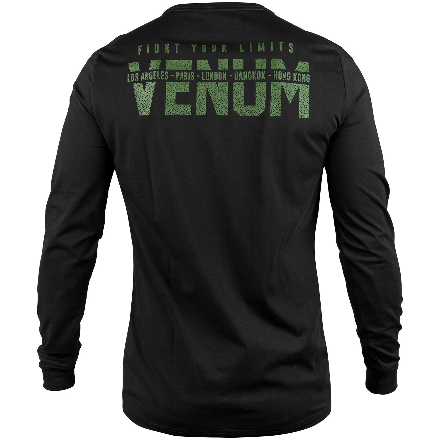 T-shirt Venum Signature - Manches longues - Noir/Kaki - Exclusivité - Image 4