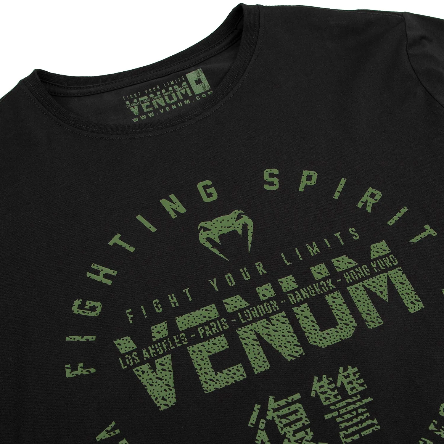 T-shirt Venum Signature - Manches longues - Noir/Kaki - Exclusivité - Image 5