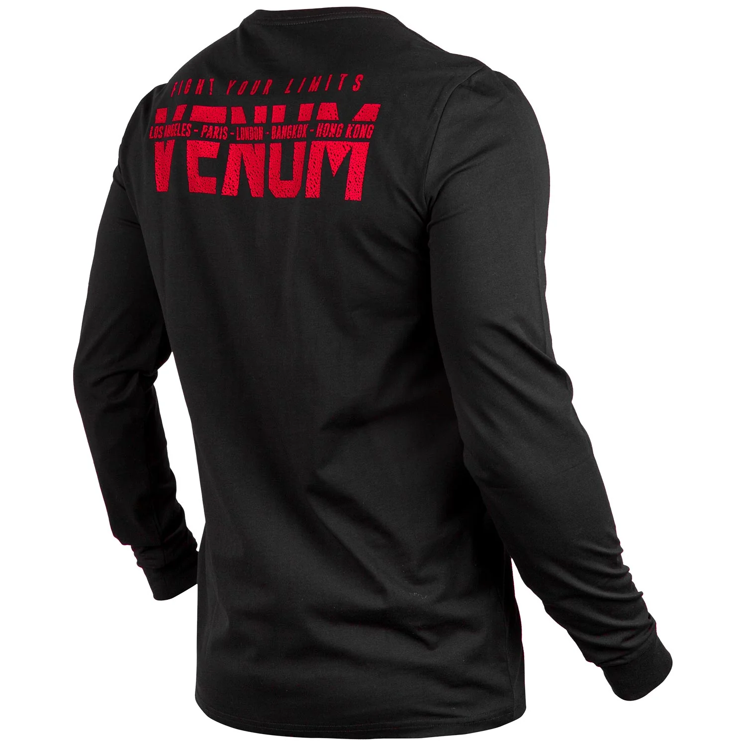 T-shirt Venum Signature - Manches longues - Noir/Rouge - Image 3