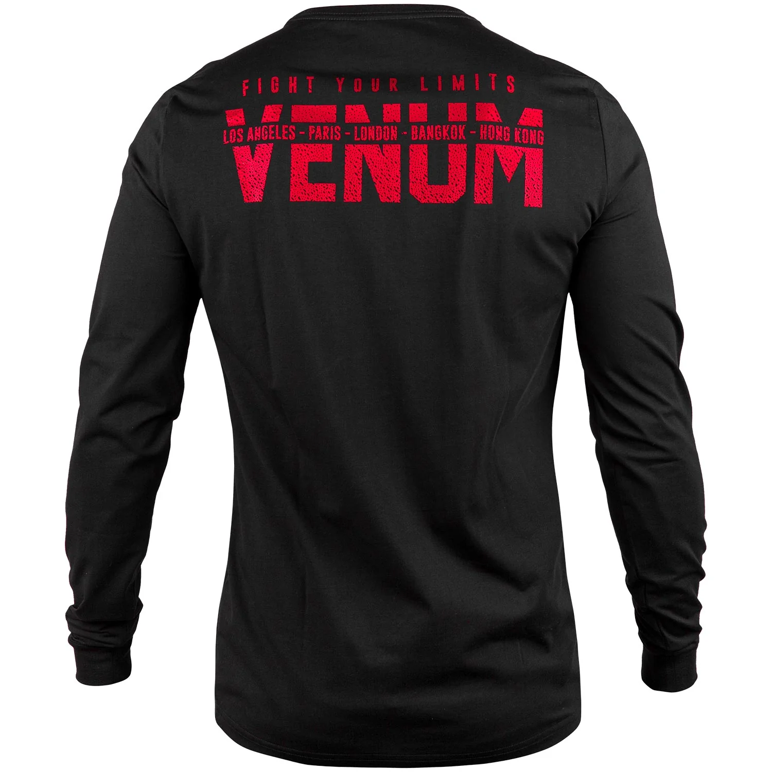 T-shirt Venum Signature - Manches longues - Noir/Rouge - Image 4