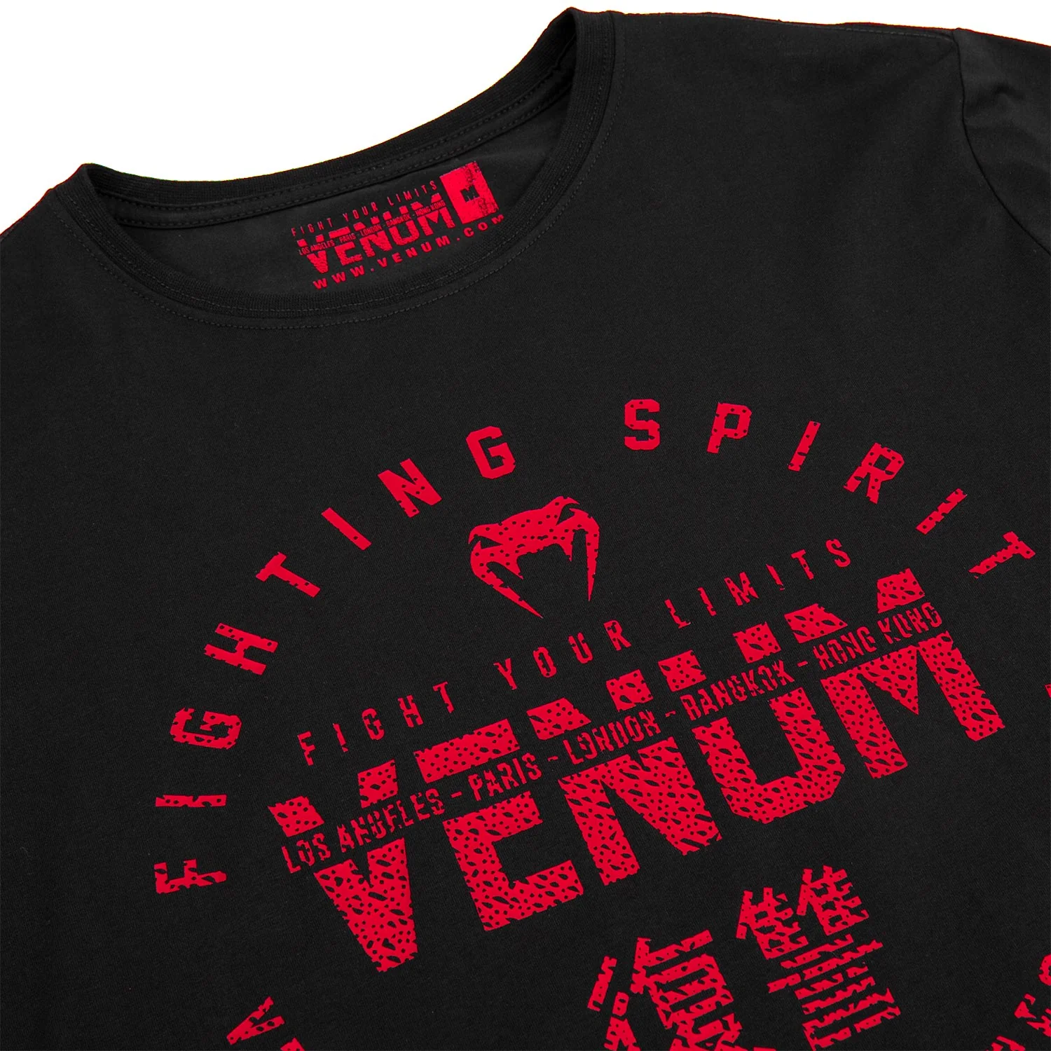 T-shirt Venum Signature - Manches longues - Noir/Rouge - Image 5