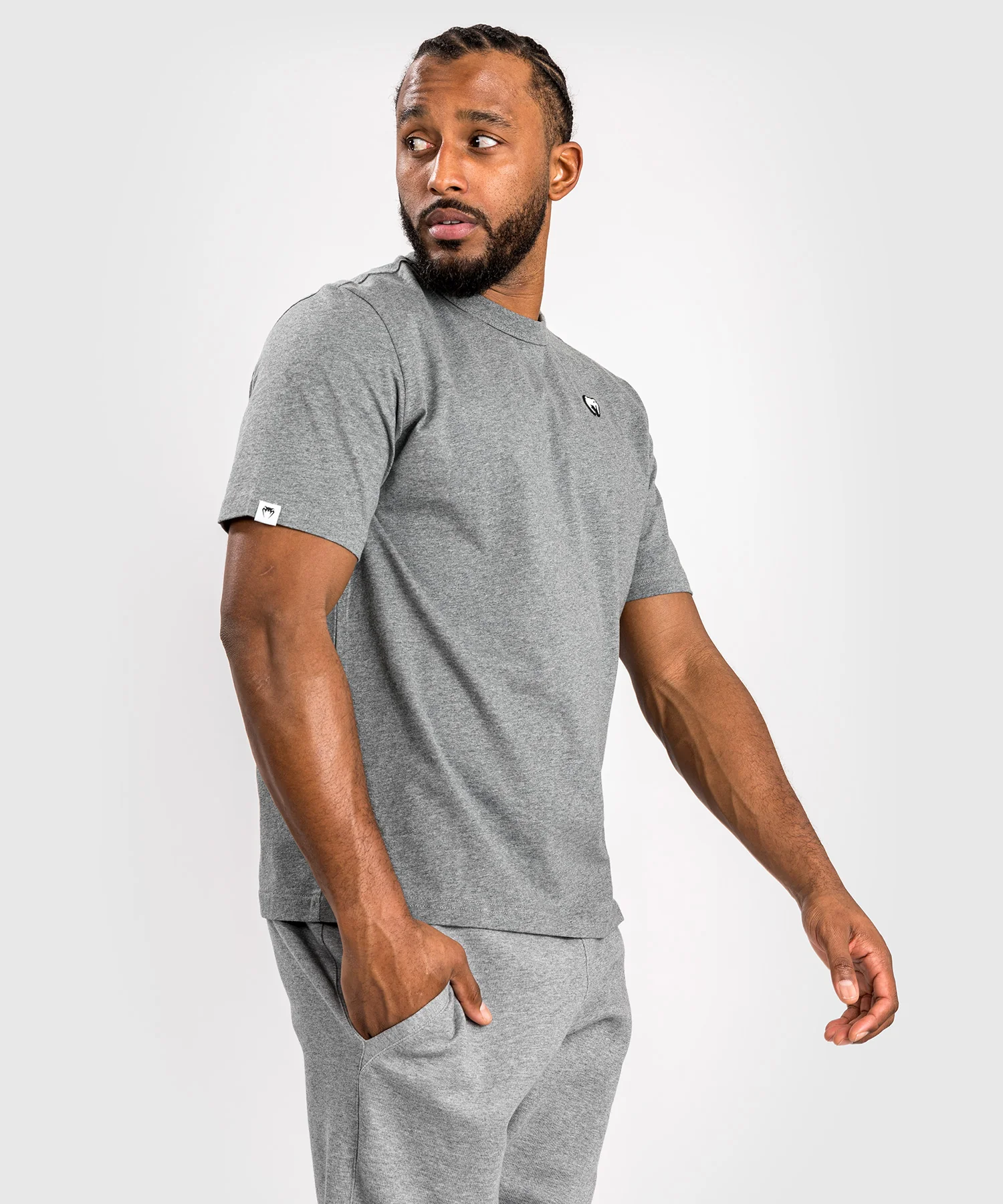 T-Shirt Venum Silent Power Lite - Gris clair chiné - Image 2