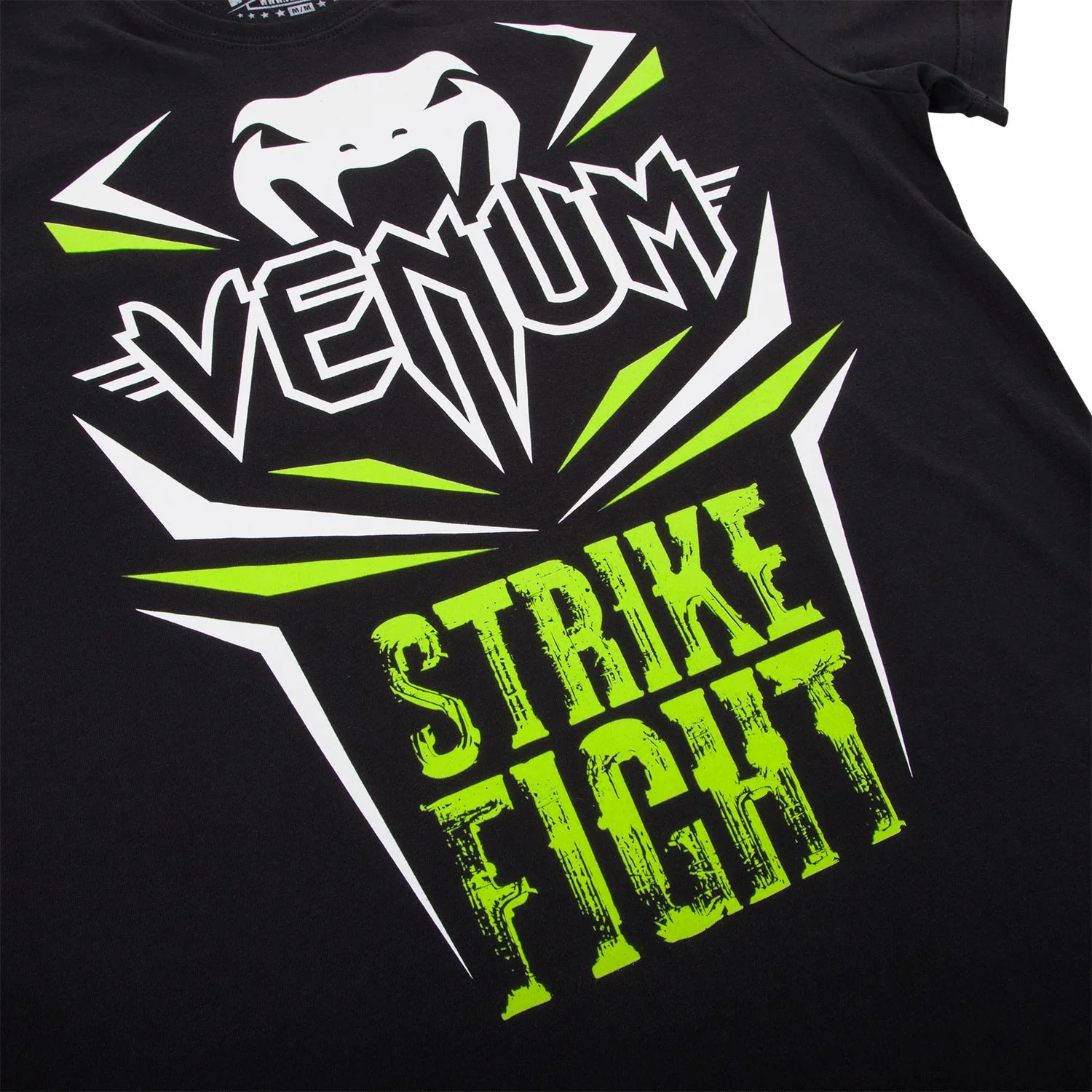 T-shirt Venum Strike Fight - Noir/Vert fluo - Image 6