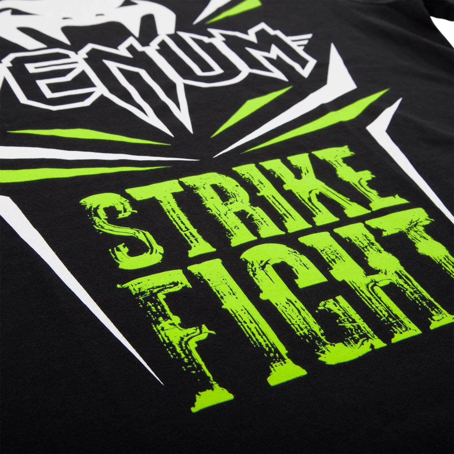 T-shirt Venum Strike Fight - Noir/Vert fluo - Image 7