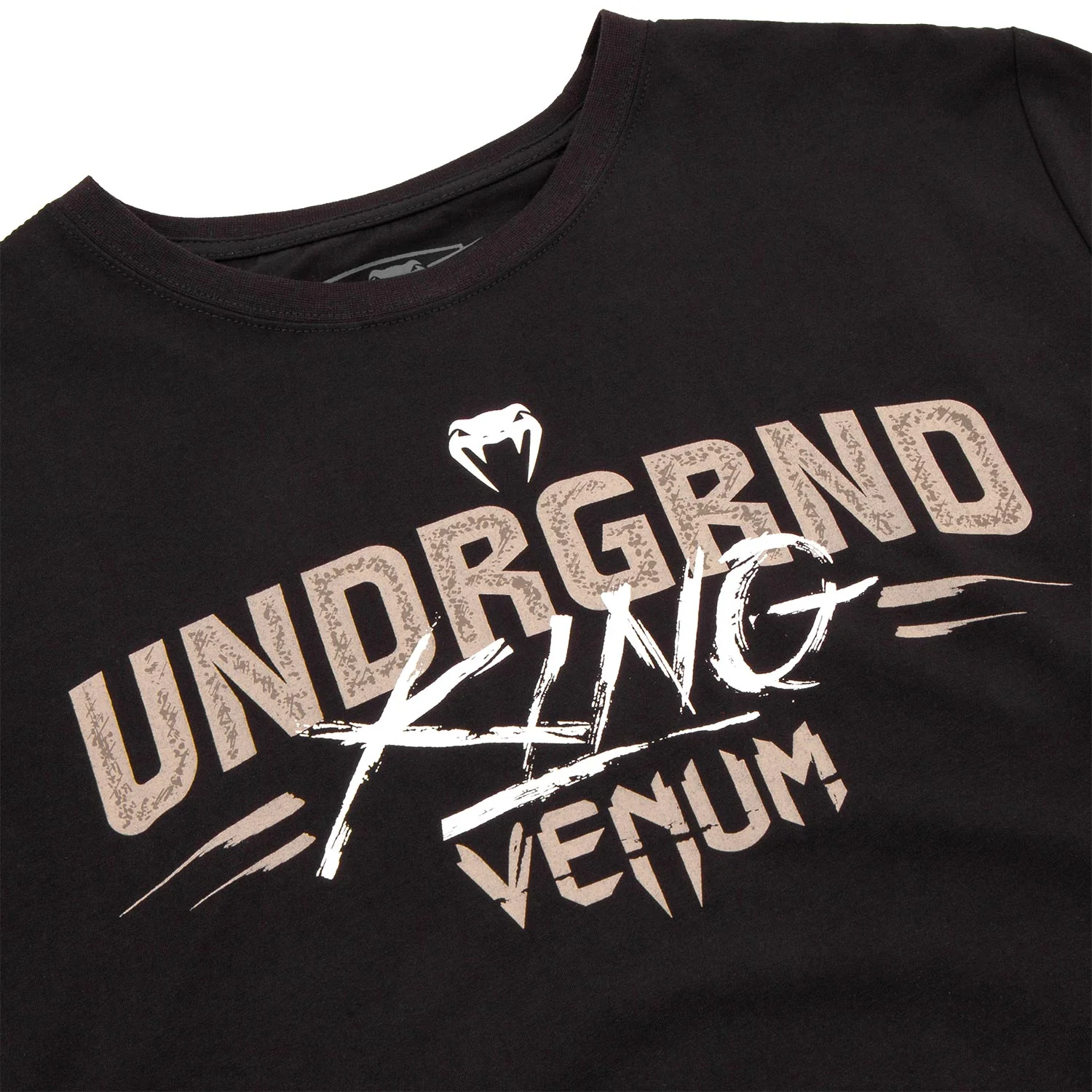 T-shirt Venum Underground King - Noir/Sable - Image 5