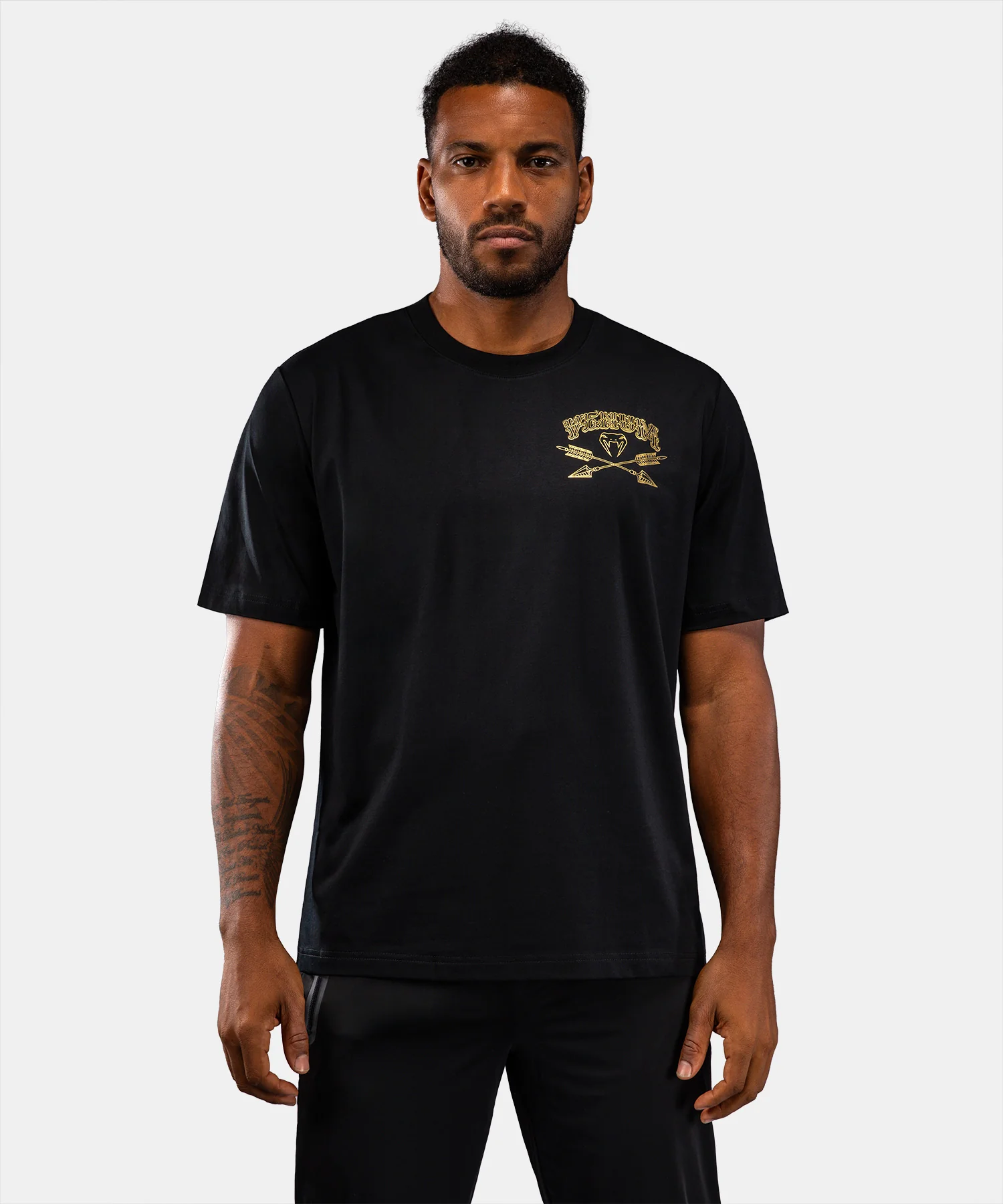 T-shirt Venum Wolf Atak – Noir/Gris