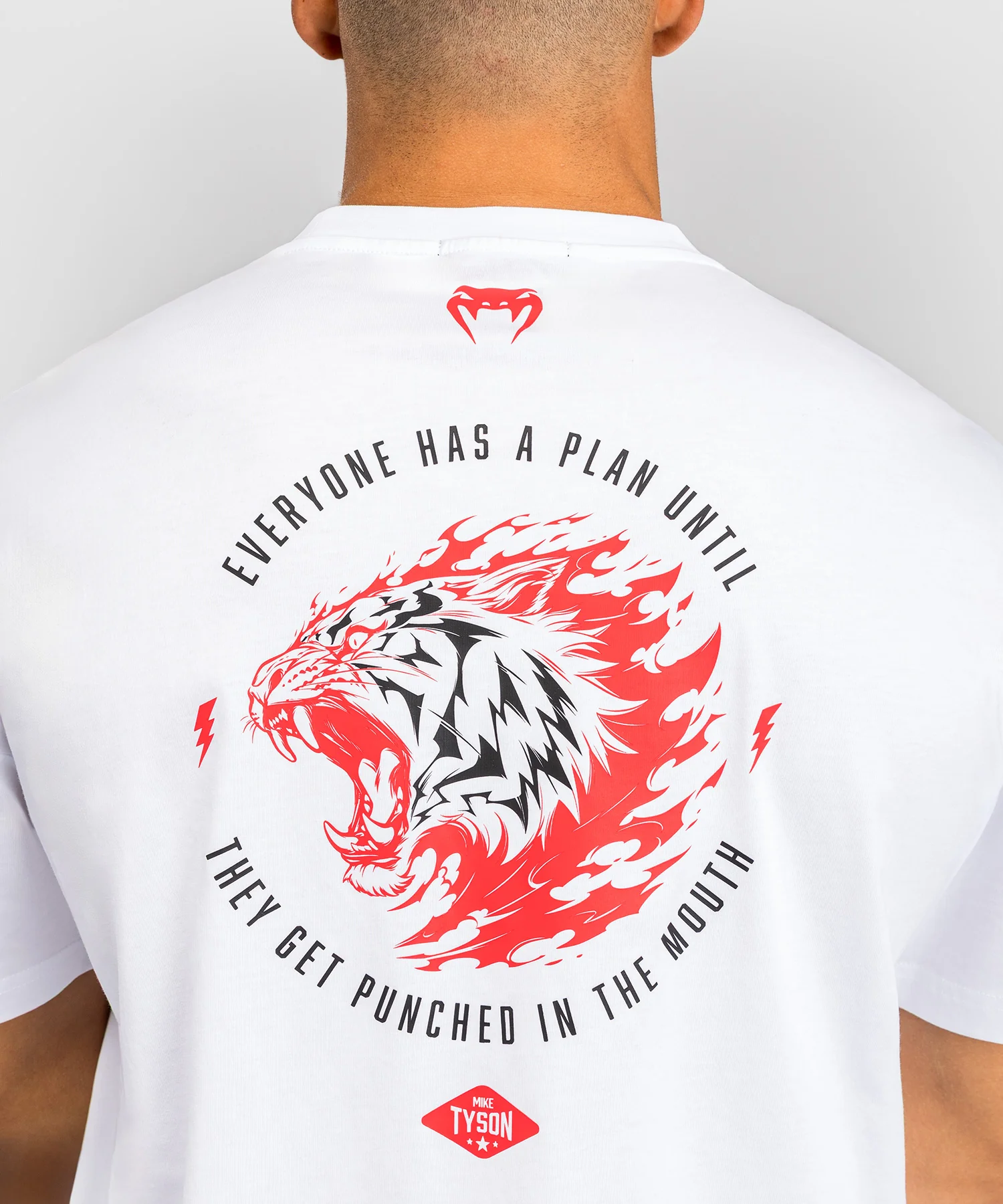 T-Shirt Venum x Mike Tyson Tiger - Blanc Optique - Image 6