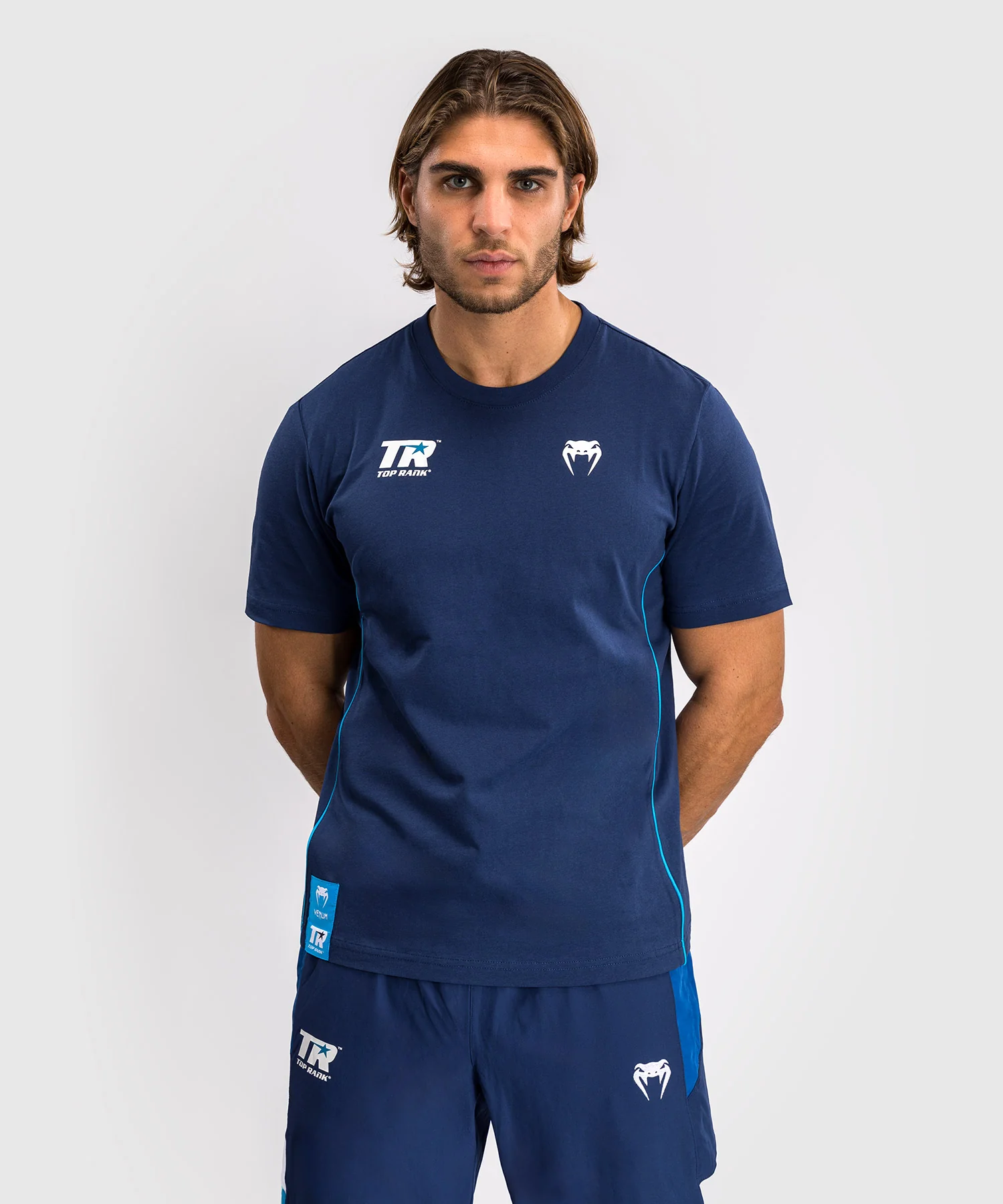 T-Shirt Venum x Top Rank Original - Bleu Marine
