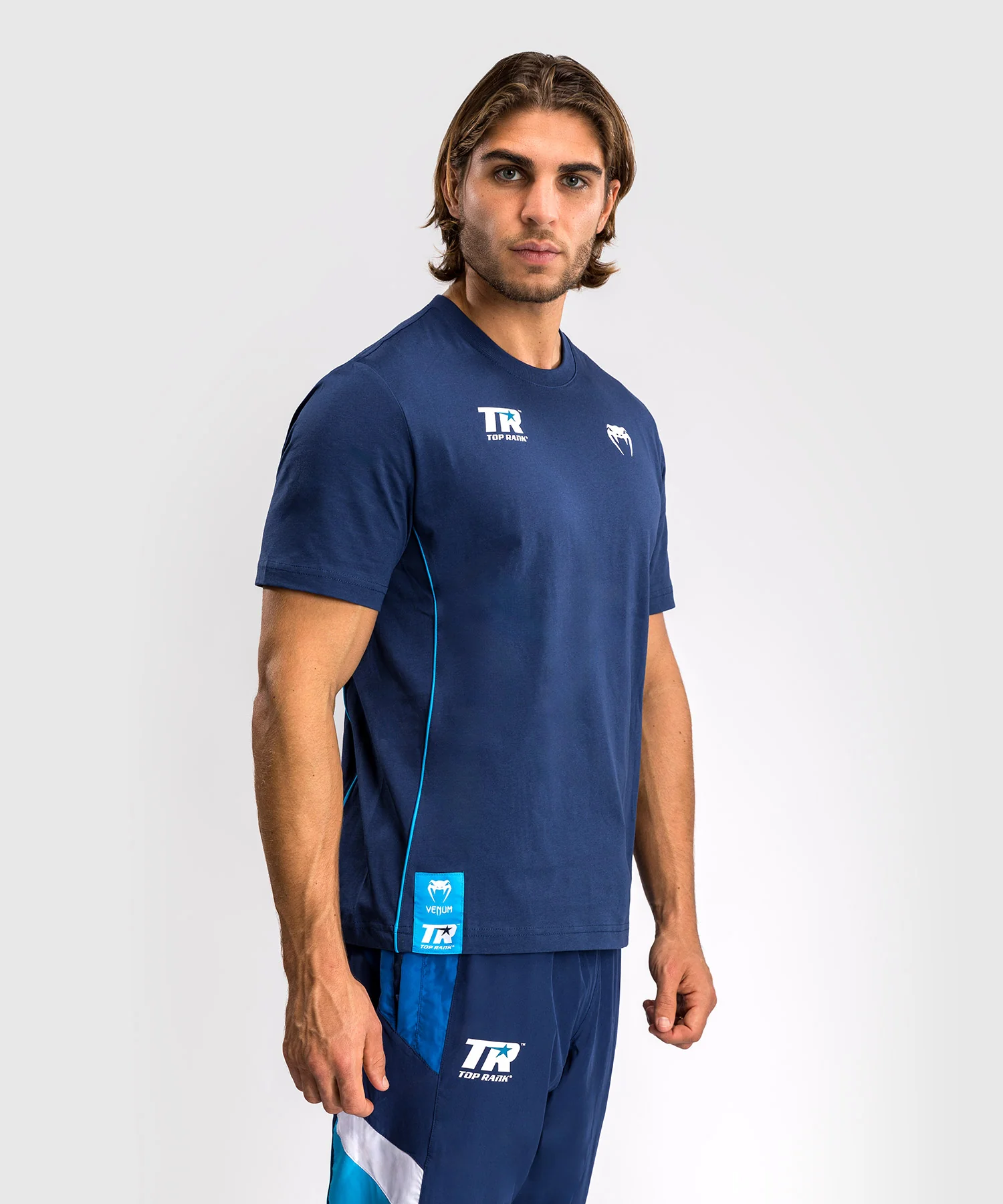 T-Shirt Venum x Top Rank Original - Bleu Marine - Image 2