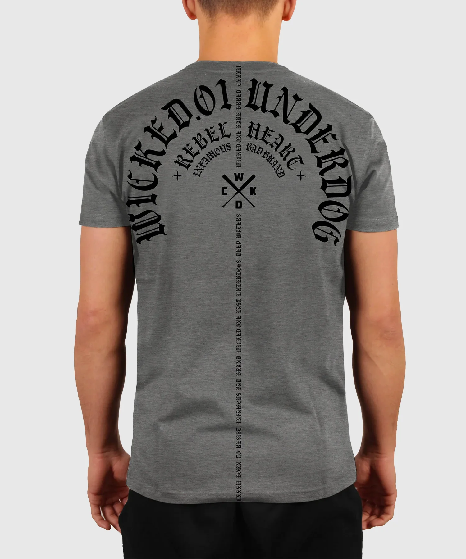 T-shirt WICKED ONE Chains - Gris - Image 2
