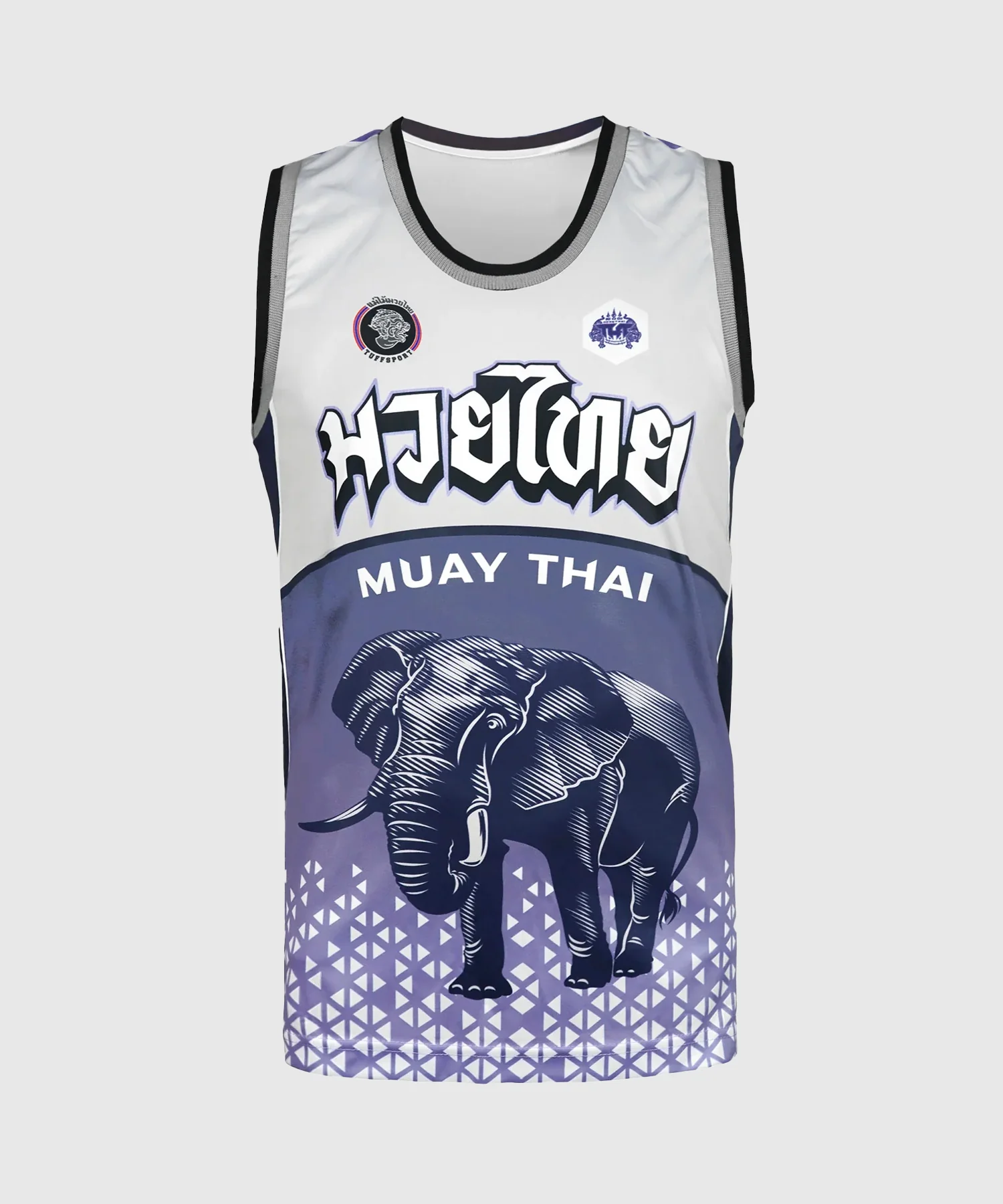 Débardeur Tuff Top War Elephant - Blanc/Violet - Image 3
