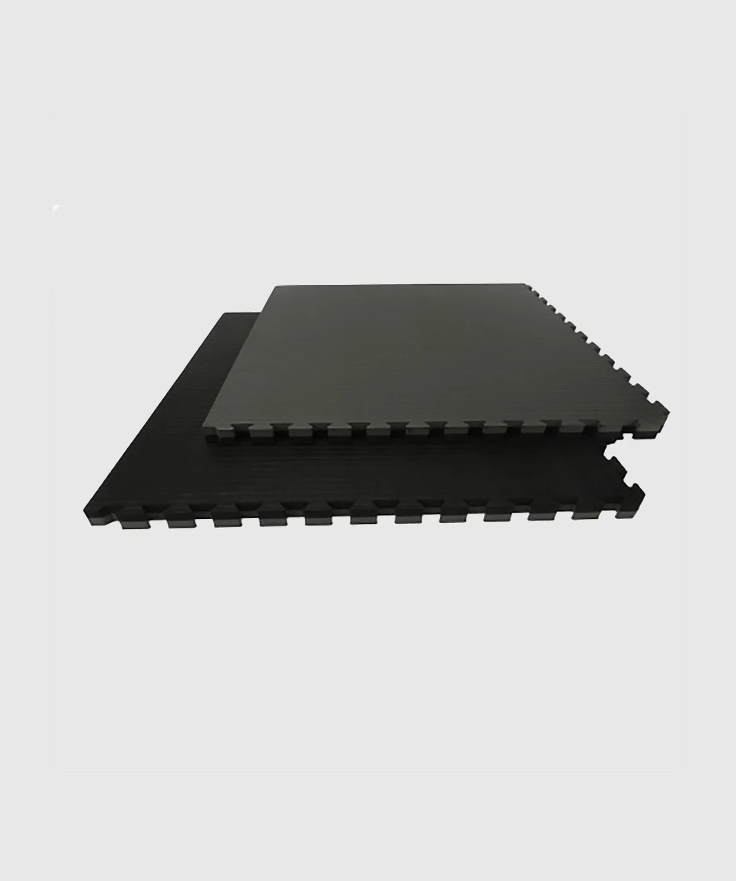Tatami Puzzle 100x100x2cm (x10) - Noir/Gris - Image 2