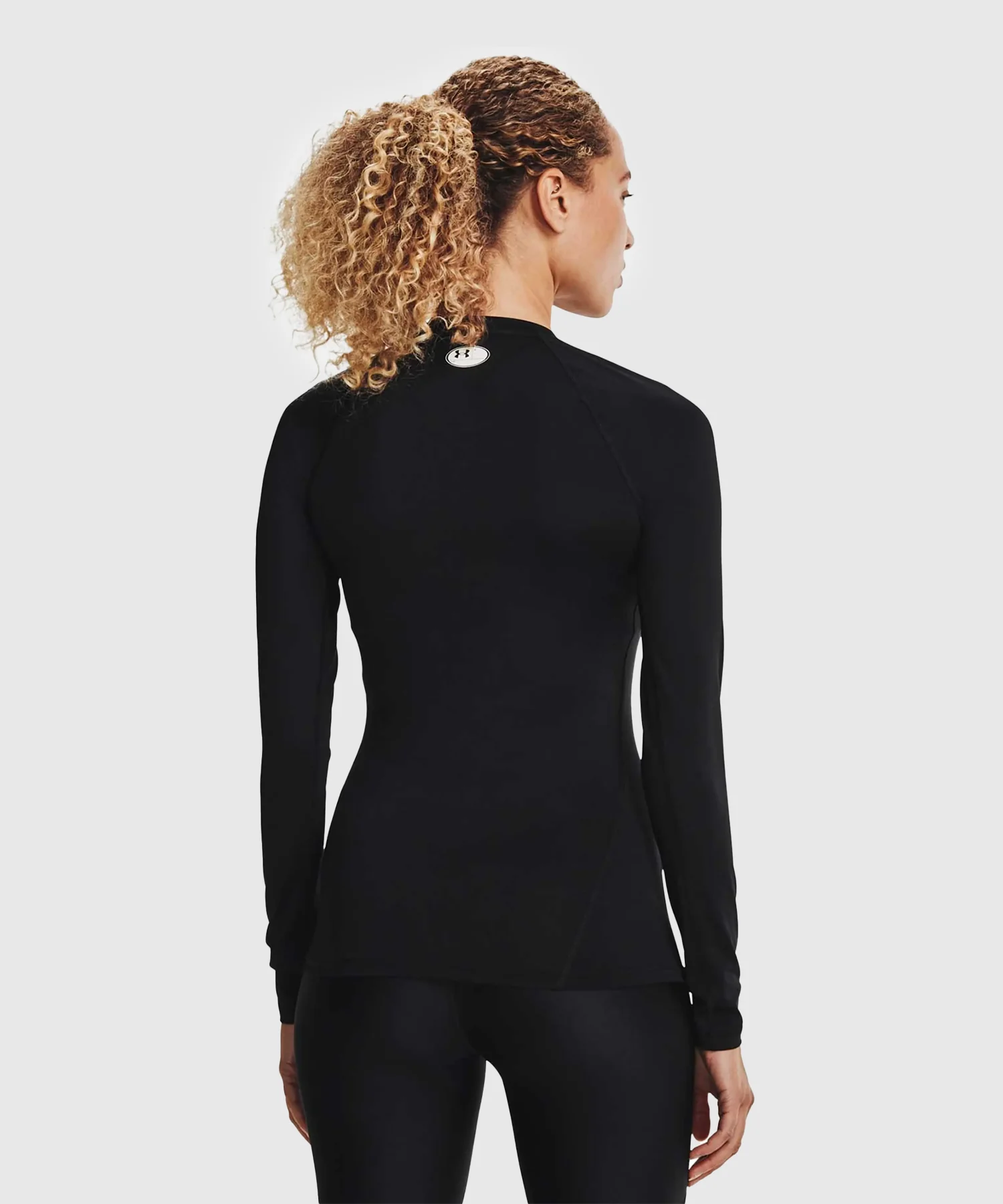 Tee-Shirt À Manches Longues Under Armour Heatgear® Pour Femme - Noir - Image 2