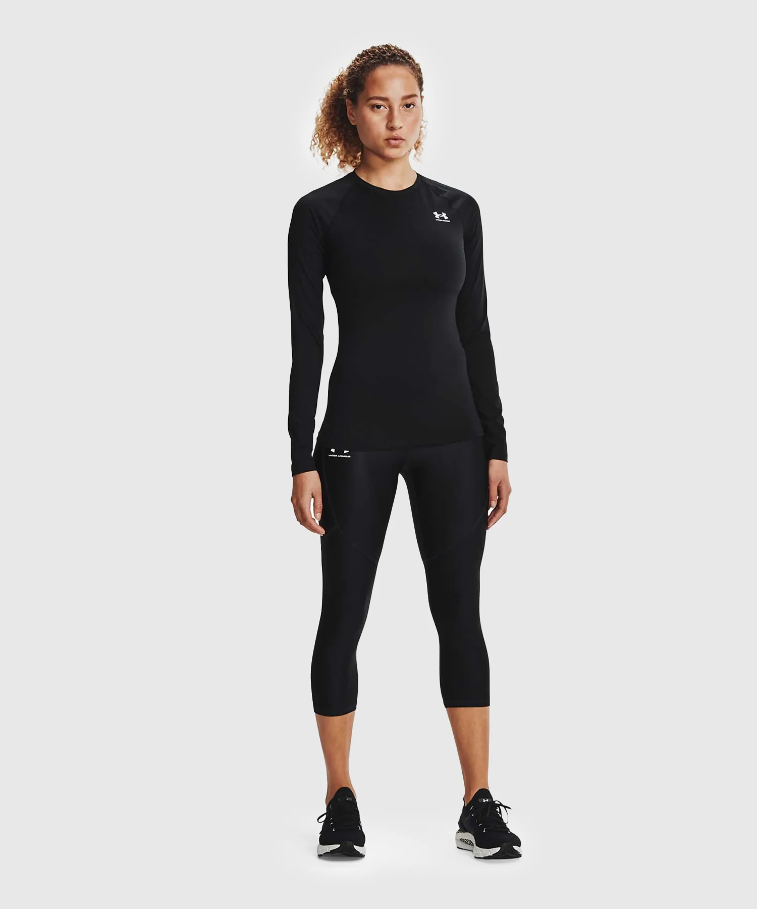 Tee-Shirt À Manches Longues Under Armour Heatgear® Pour Femme - Noir - Image 3