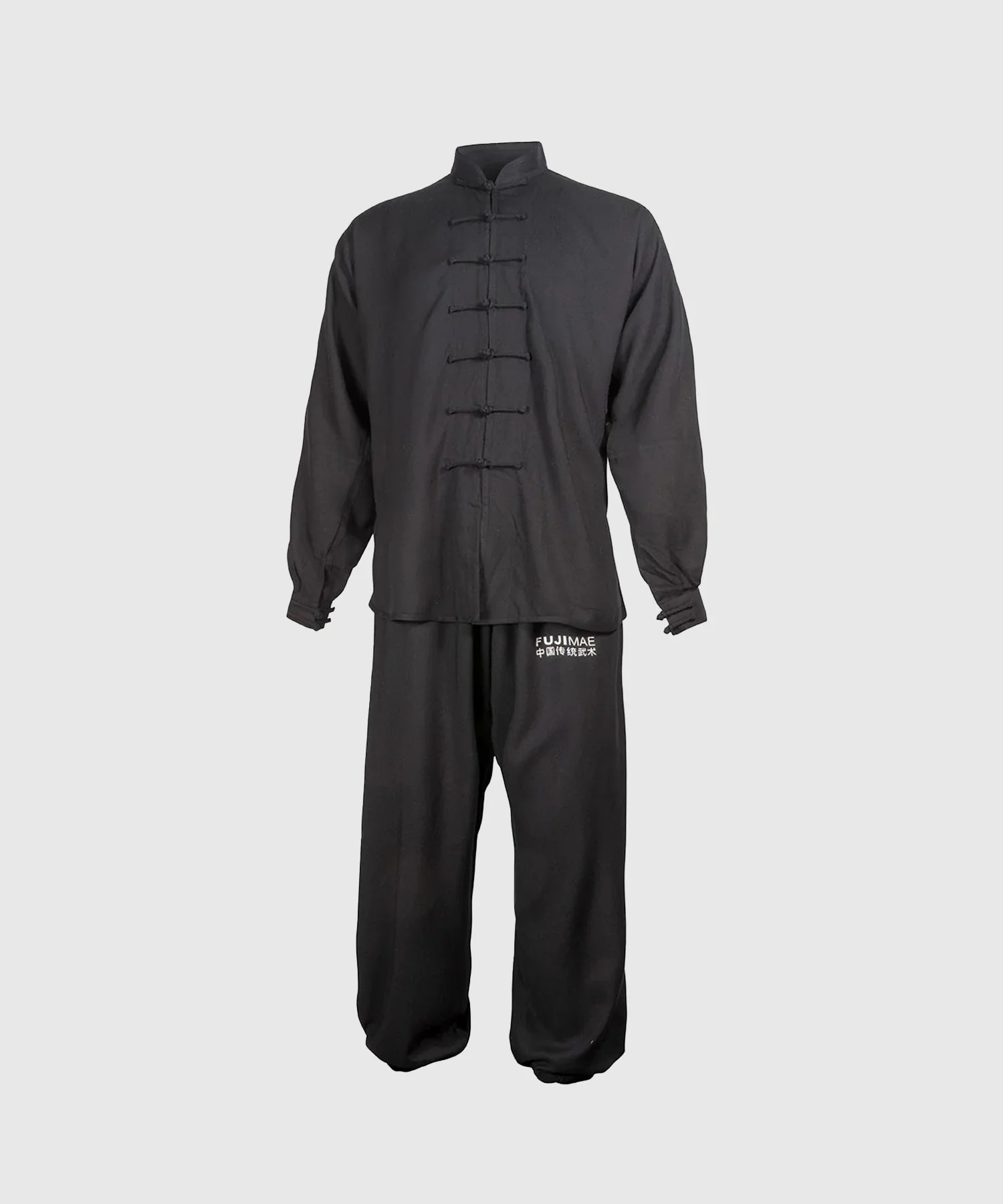 Tenue de Tai-Chi Qing Fujimae - Noir