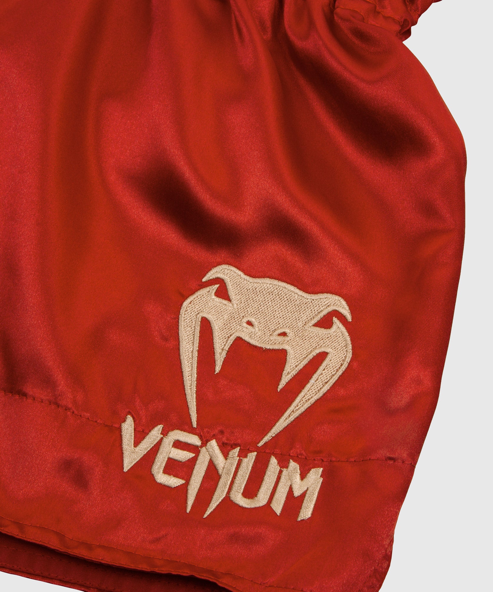 Short de Muay Thai Bordeaux/Or Venum Classic - Image 4