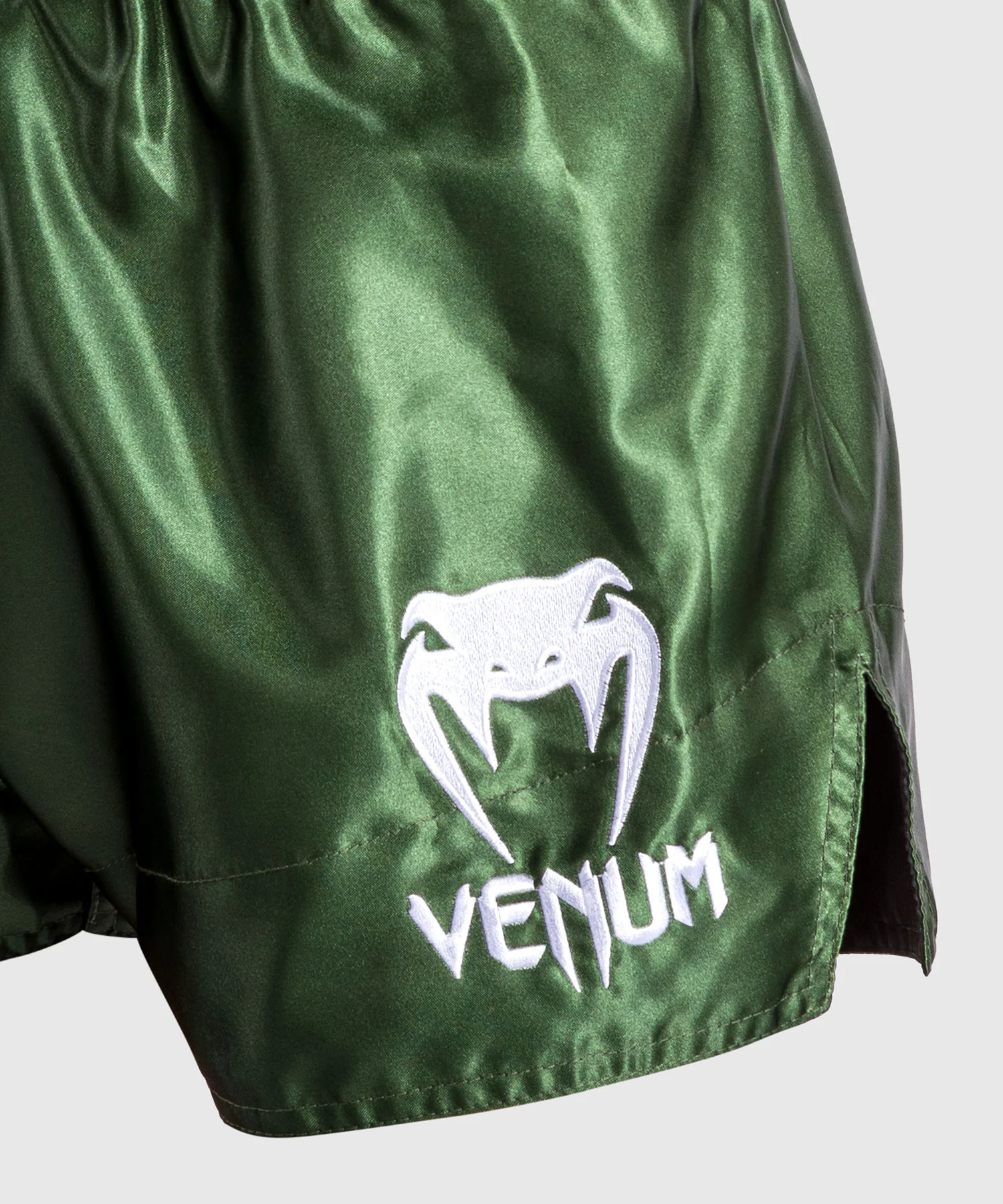 Venum Classic Short Muay Thaï Kaki/Blanc - Image 6