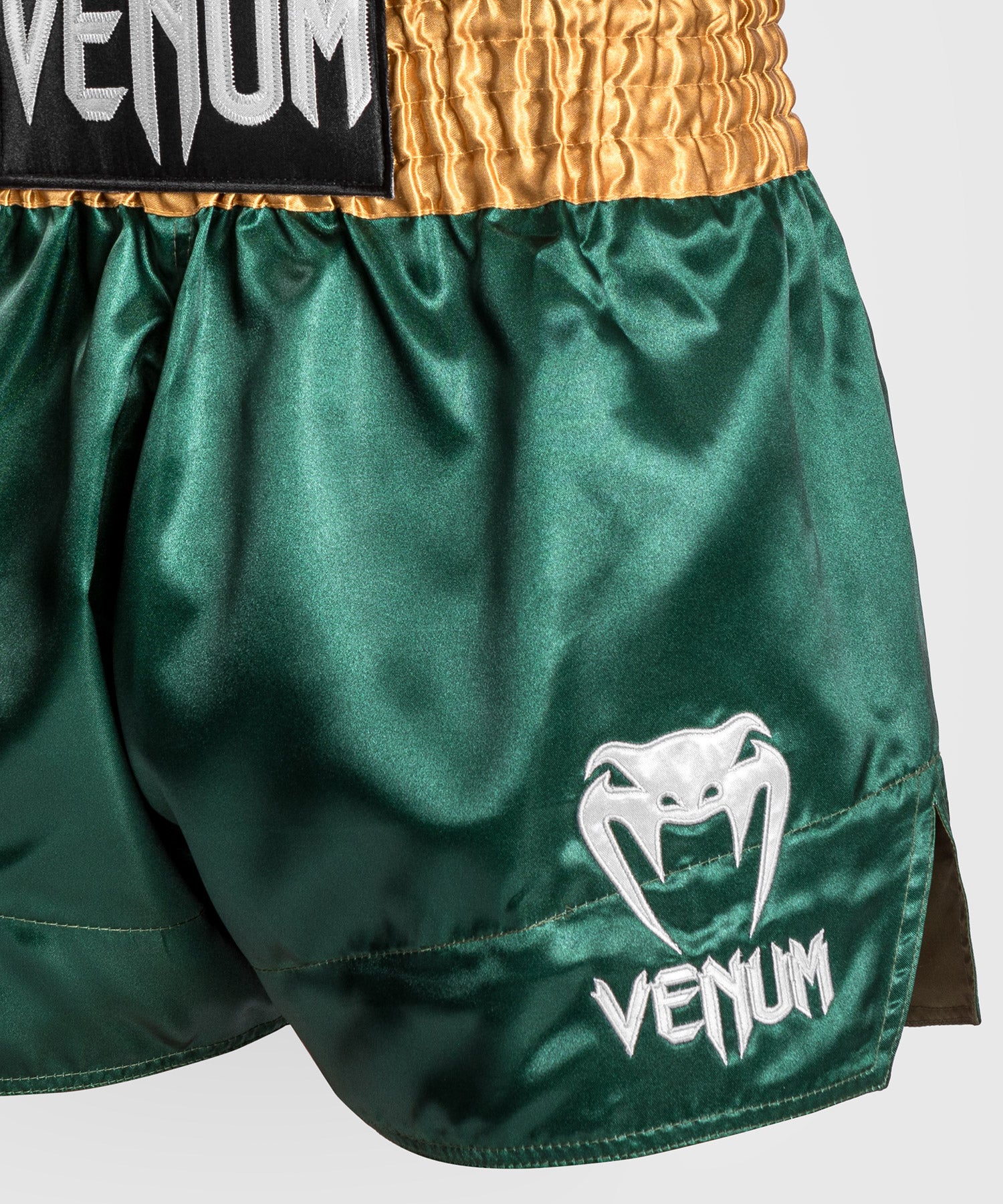 Venum Classic - Short Muay Thaï - Vert/Or/Blanc - Image 5