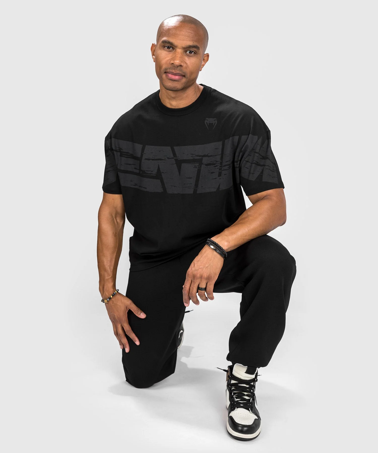 Venum Connect XL T-Shirt - Coupe Oversize - Noir - Image 4
