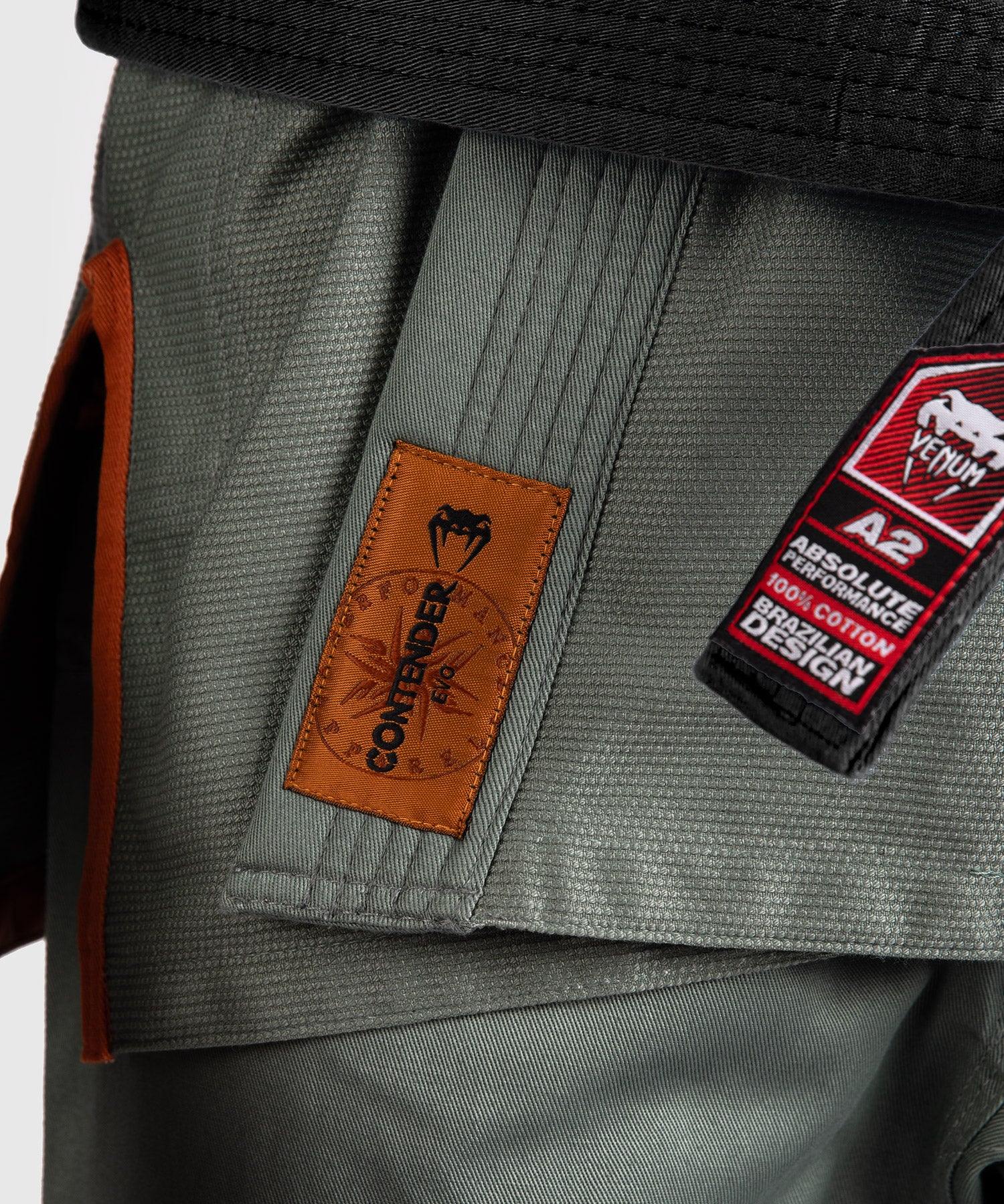 Kimono de JJB Venum Contender Evo 2.0 380g - Vert Forêt - Image 6