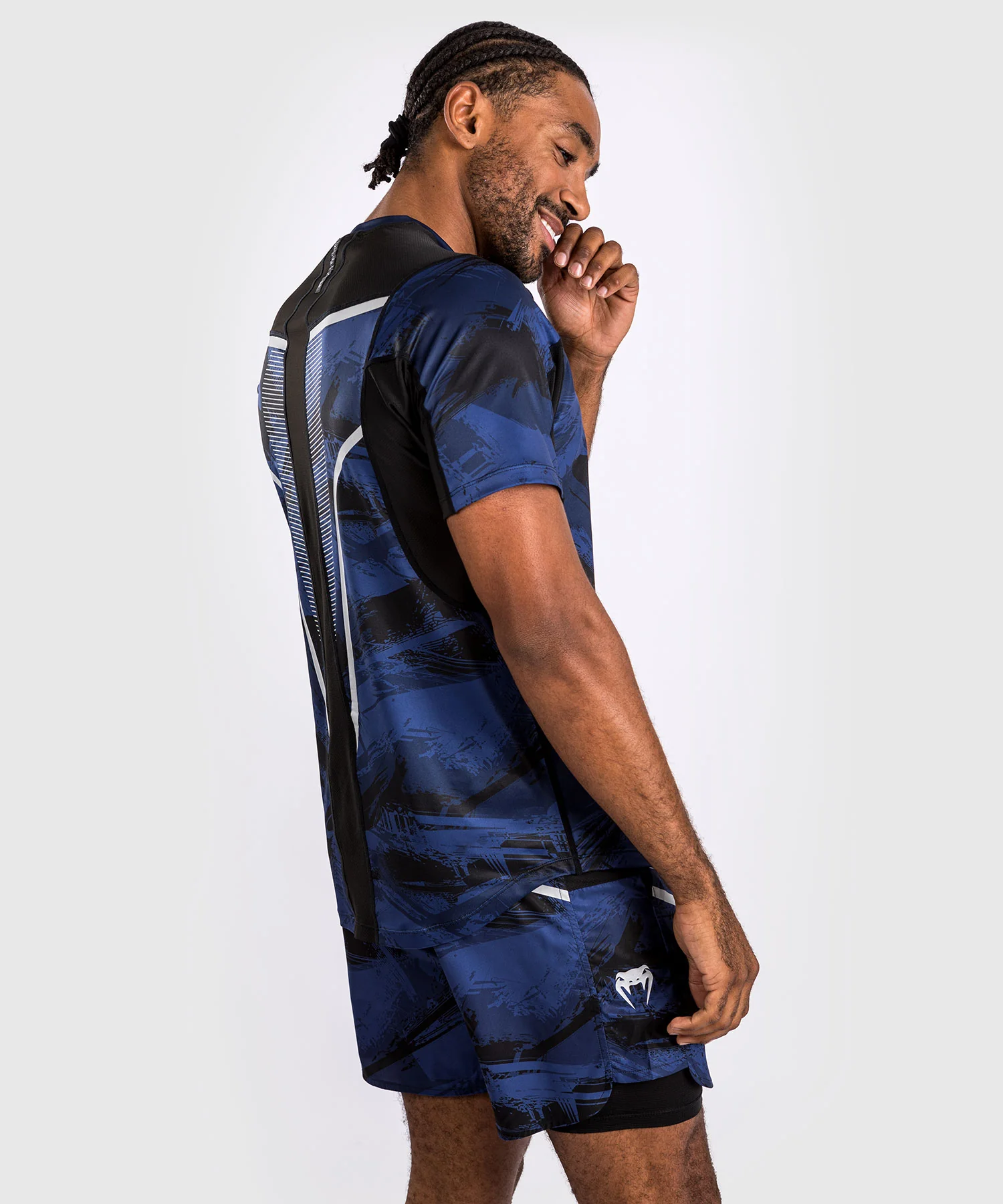T-shirt Dry-Tech Venum Electron 3.0 - Bleu Marine - Image 2