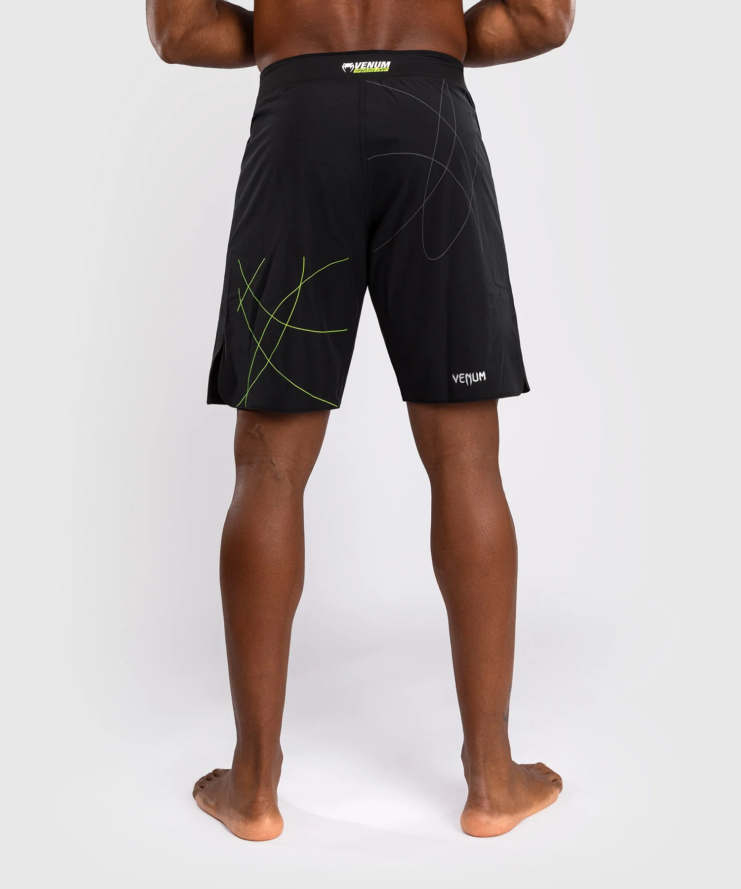 Short de combat Venum Training Camp 4.0 - Noir/Vert Fluo - Image 3