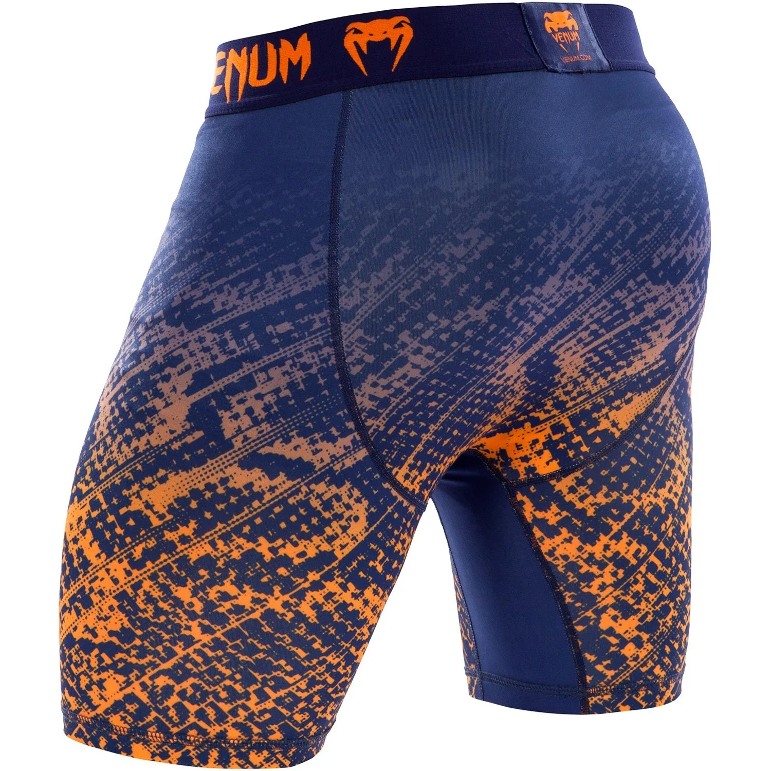 Venum Tropical Short de compression - Blue/Orange - Image 4