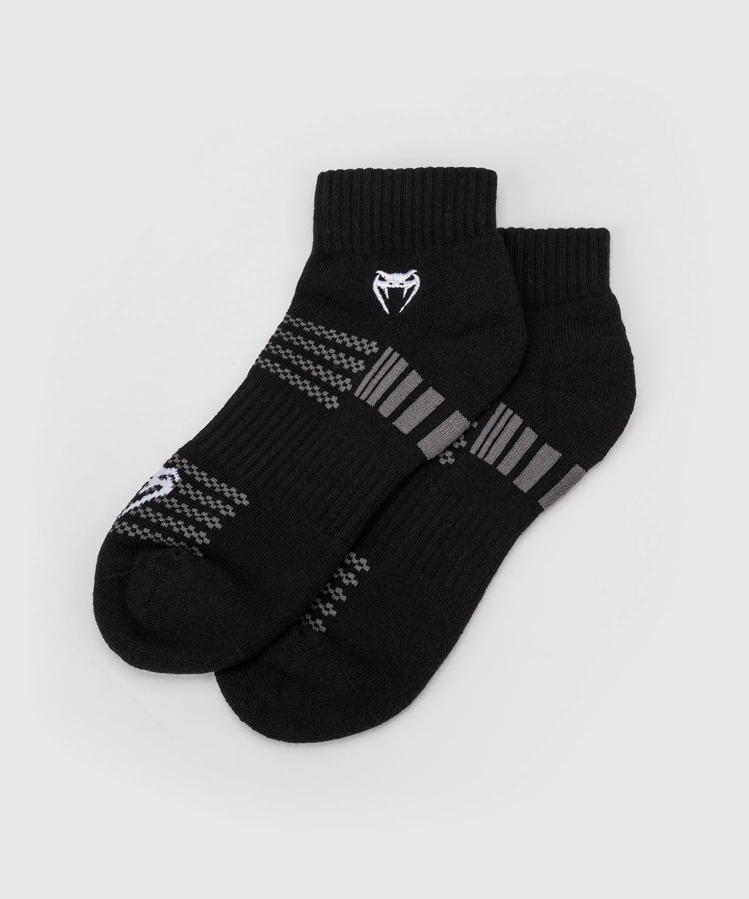 Pack de 3 Paires de Chaussettes Courtes Venum Vector  - Noir/Gris - Image 4