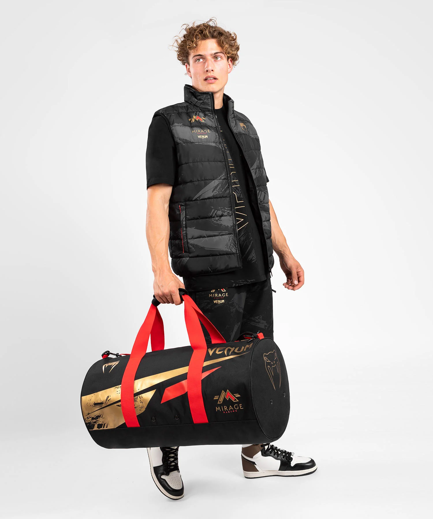 Venum x Mirage Sac de sport - Noir/Or - Image 9
