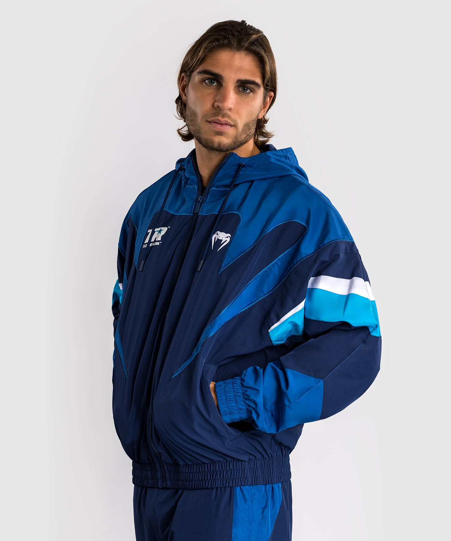 Veste à Capuche Venum x Top Rank Original pour Hommes - Bleu Marine - Image 2