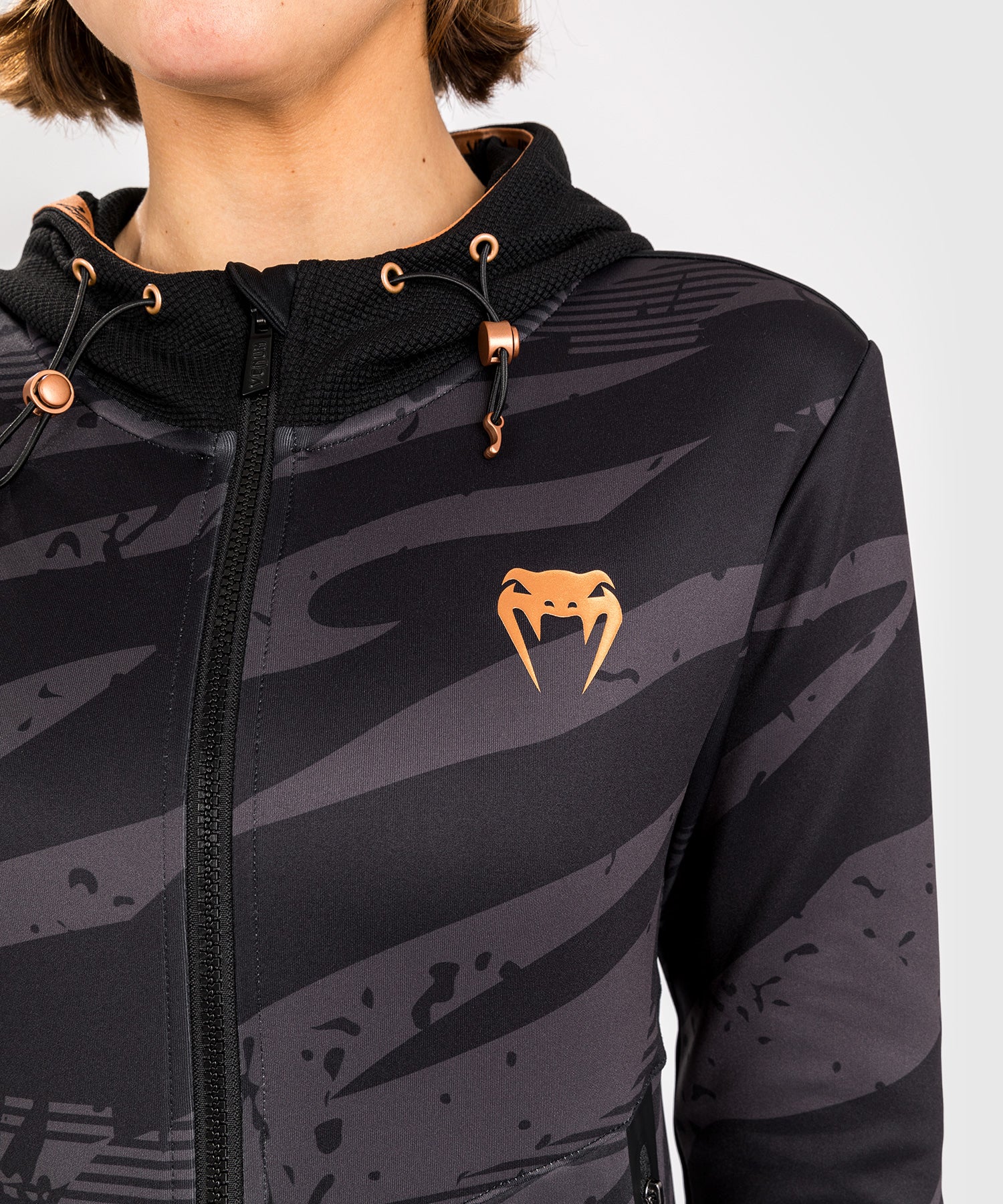 Veste À Capuche Zippé pour Femmes UFC Adrenaline by Venum Fight Week - Urban Camo - Image 4