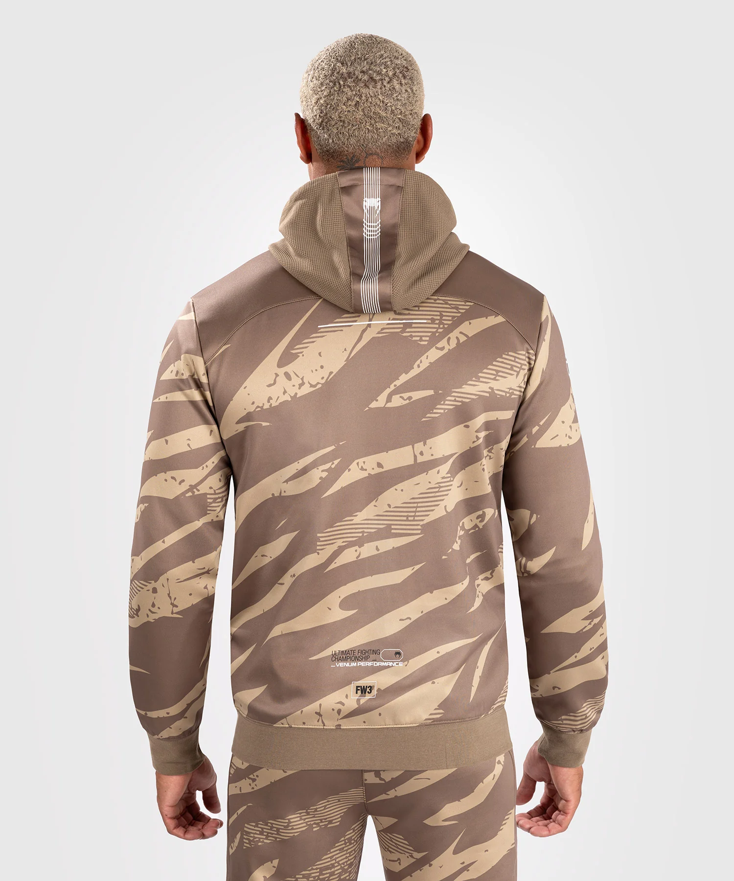 Veste À Capuche Zippé pour Hommes UFC Adrenaline by Venum Fight Week - Desert Camo - Image 8
