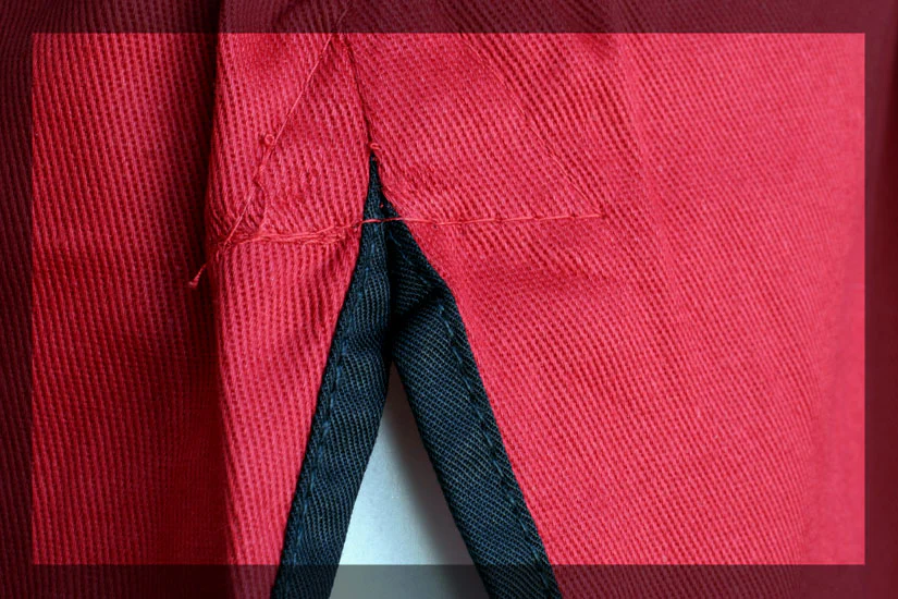 Veste de Kung-Fu Fujimae - Rouge - Image 2