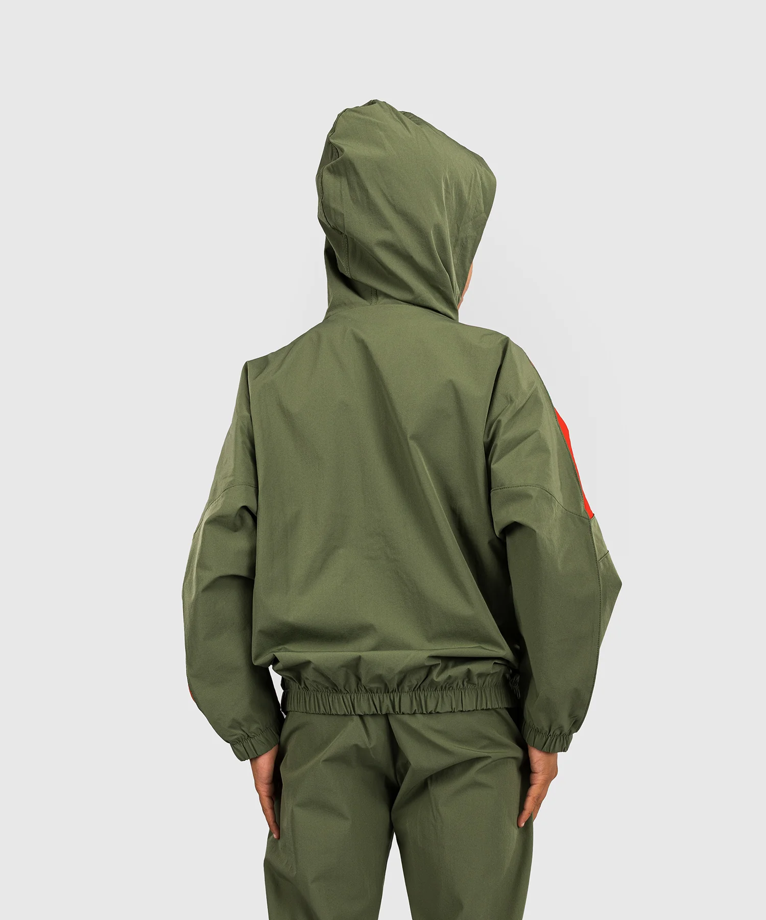 Veste de survêtement pour Enfants Venum Vectra - Vert Militaire/Orange - Image 3