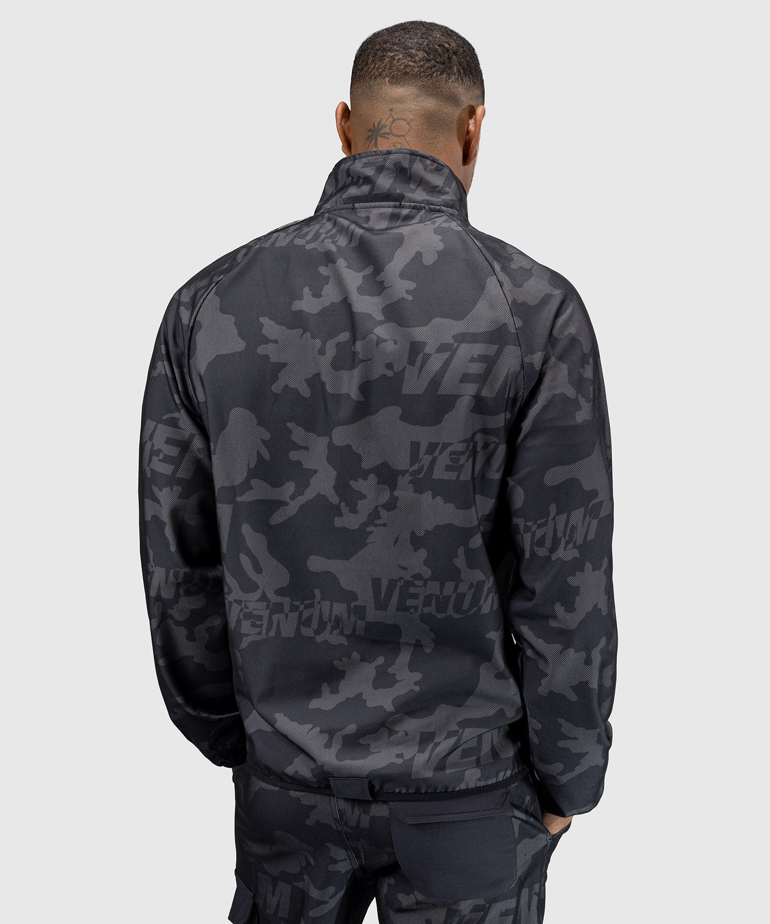 Veste de Survêtement Pour Hommes Venum Trooper - Noir/Charbon - Image 3