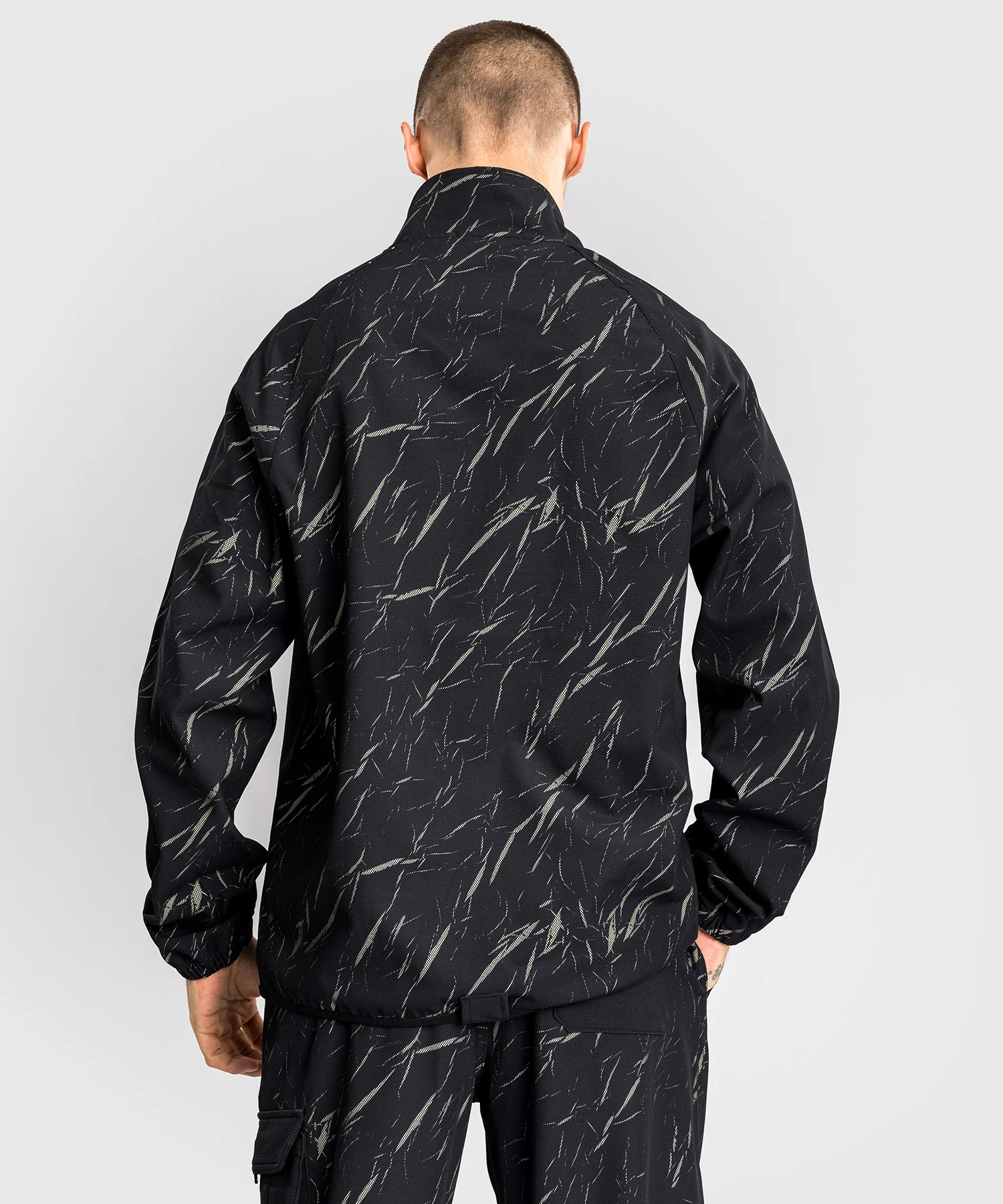 Veste de Survêtement Pour Hommes Venum Trooper - Noir/Beige - Image 2