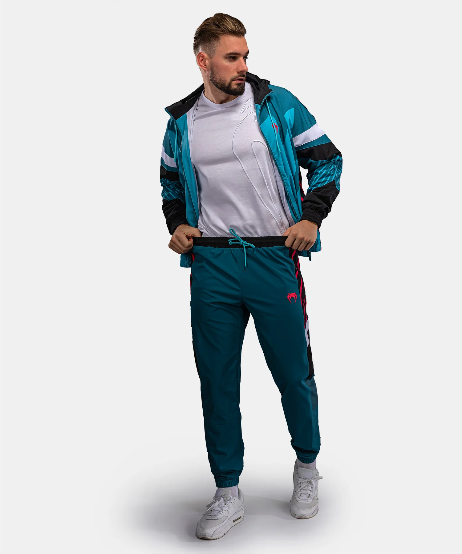 Veste de survêtement Venum Attack 90 - Bleu Miami - Image 8