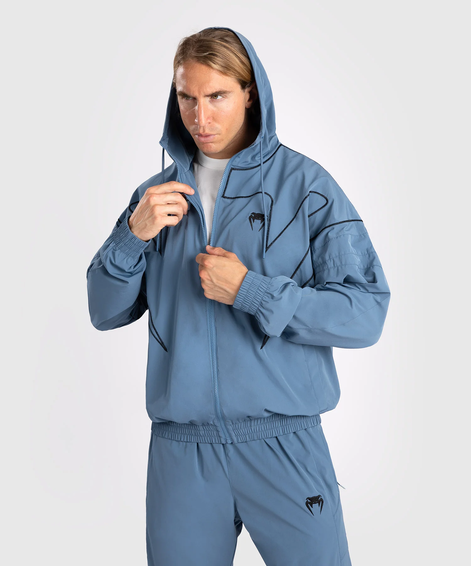 Veste de survêtement Venum Attack 90 - Bleu /Noir - Image 2