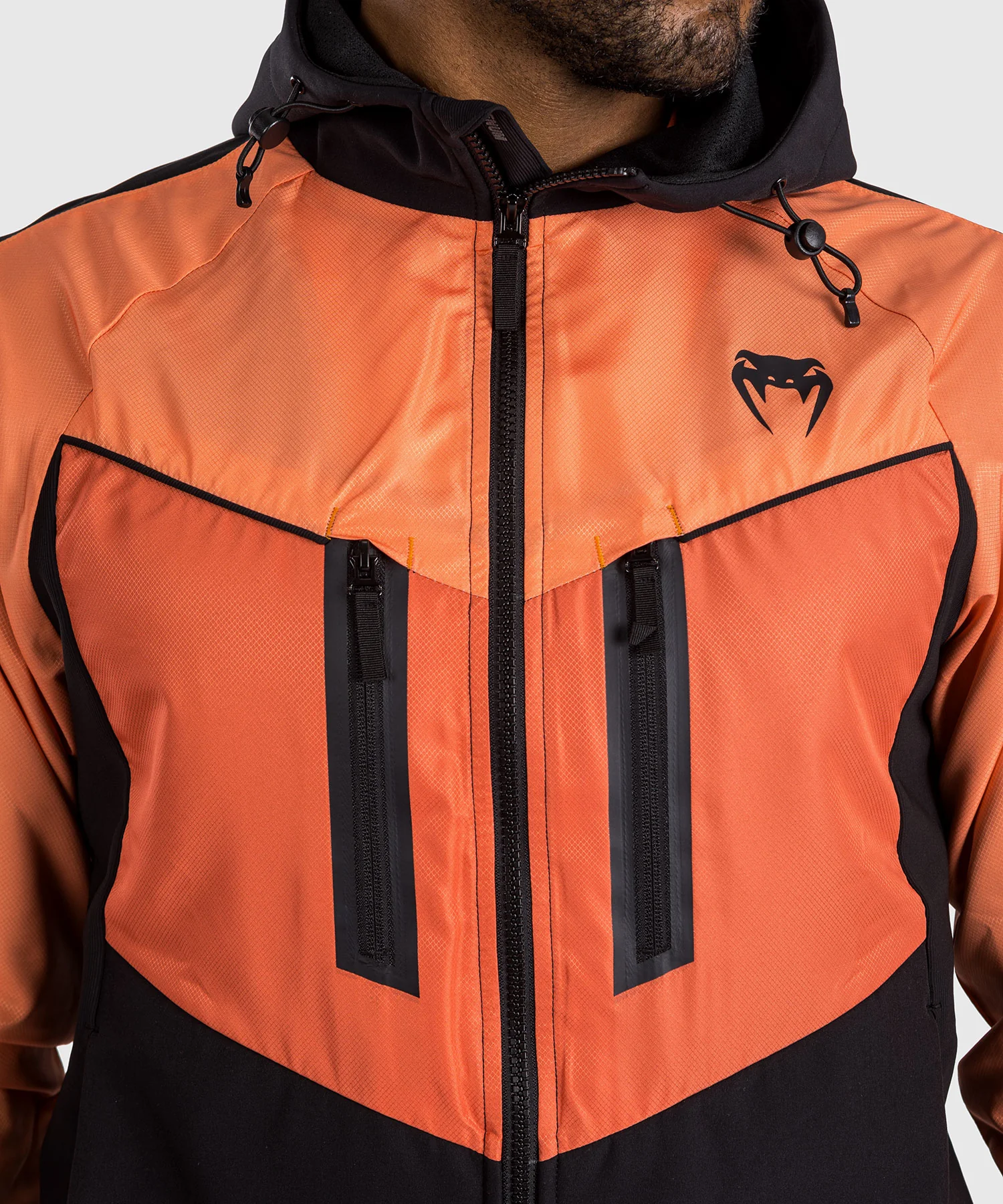 Veste de survêtement Venum Laser 3.0 - Noir/Orange - Image 6