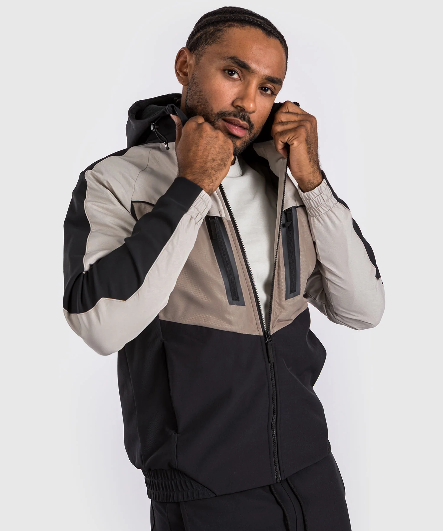 Veste de survêtement Venum Laser 3.0 - Noir/Sable - Image 3