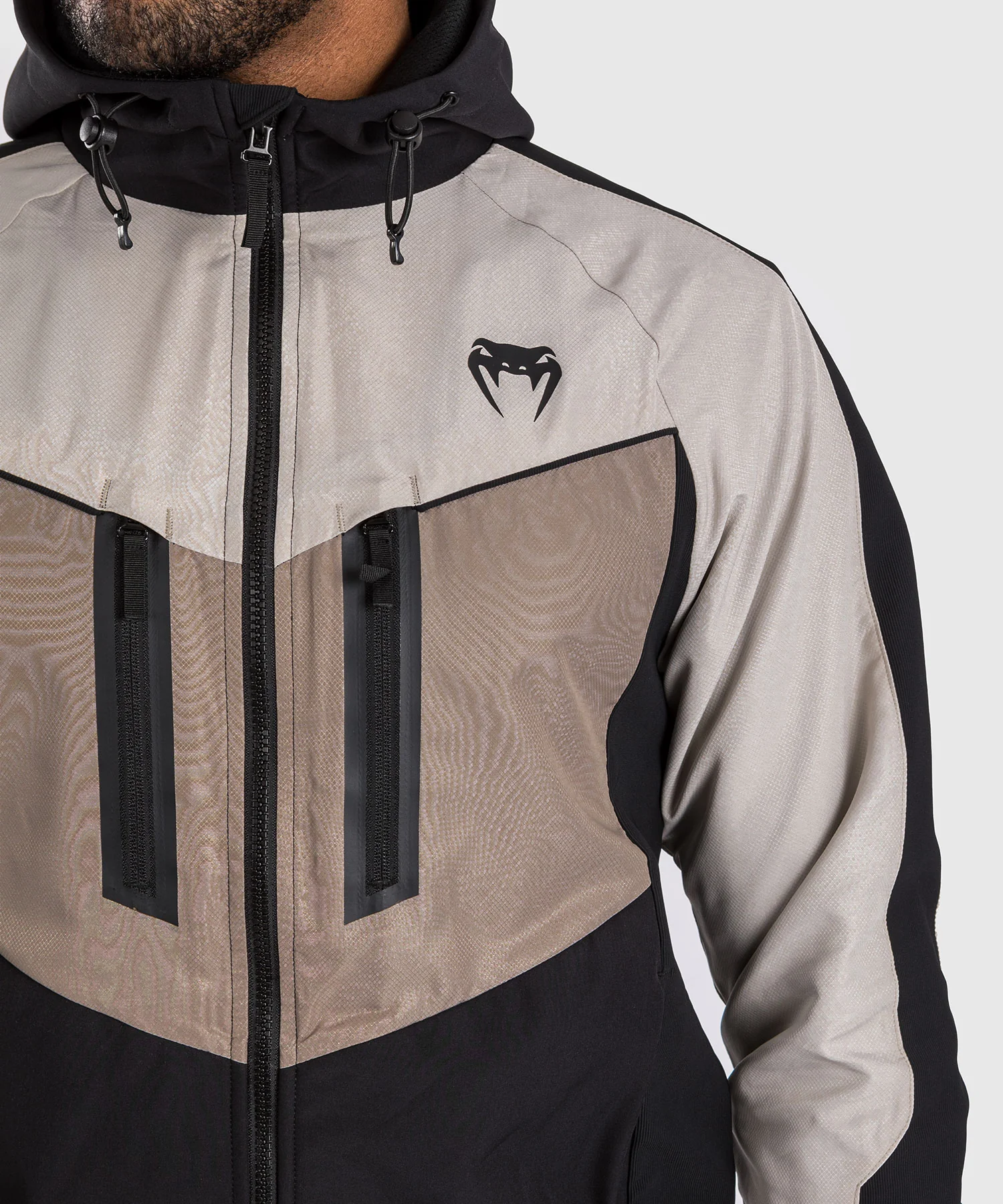 Veste de survêtement Venum Laser 3.0 - Noir/Sable - Image 6
