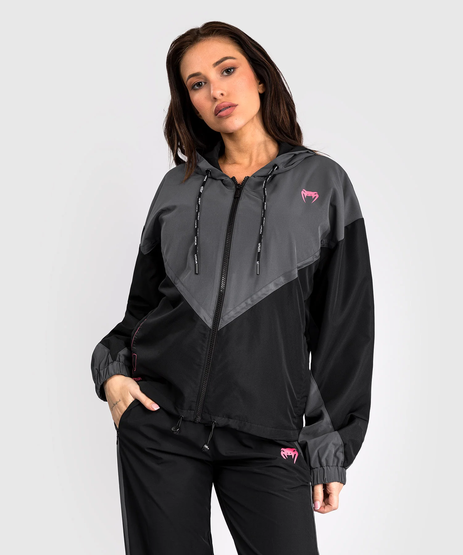 Veste de Survêtement Venum Tactical XT- Noir/Gris Tempête