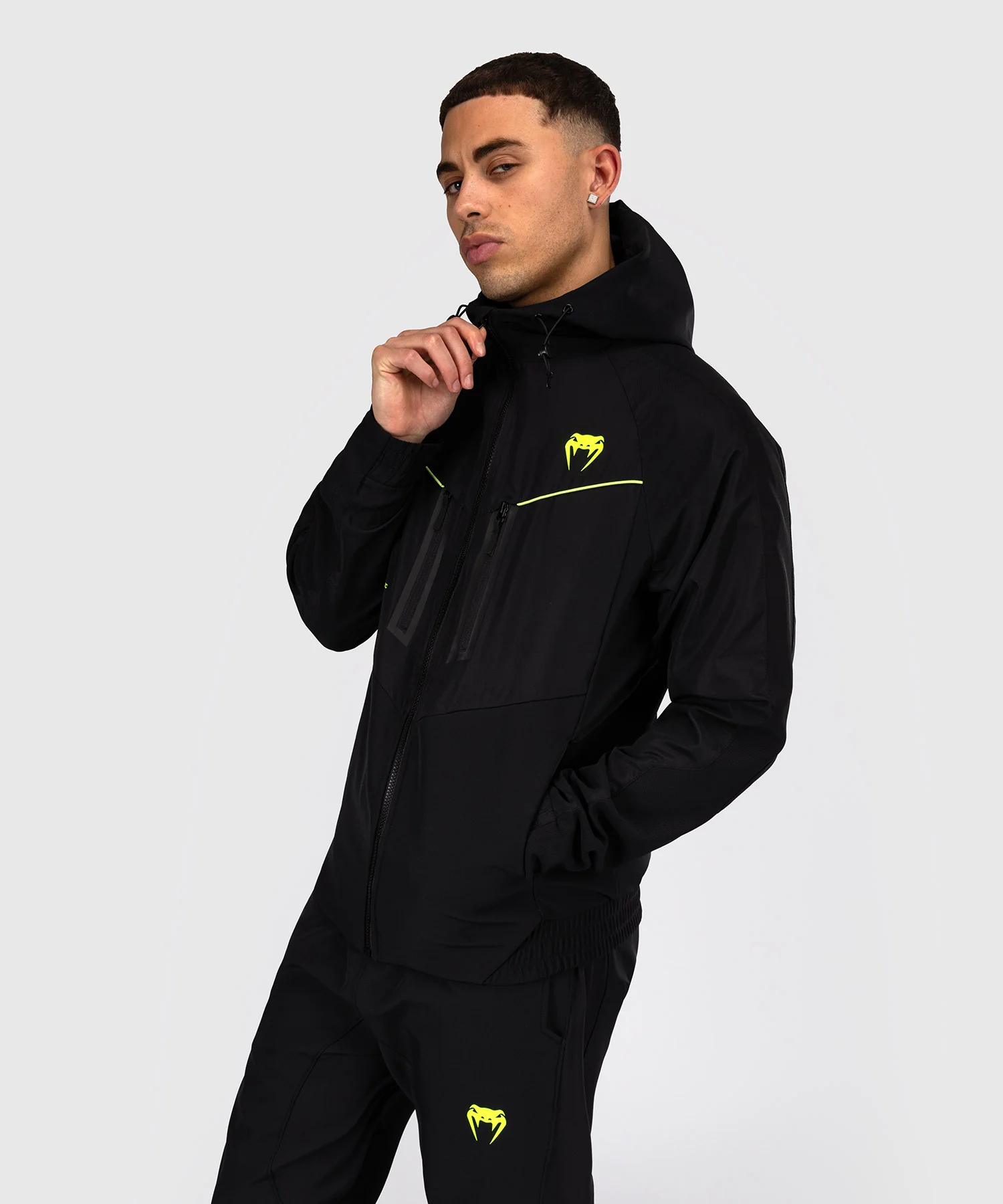 Veste de survêtement Venum Training Camp 4.0 - Noir/Vert Fluo - Image 6