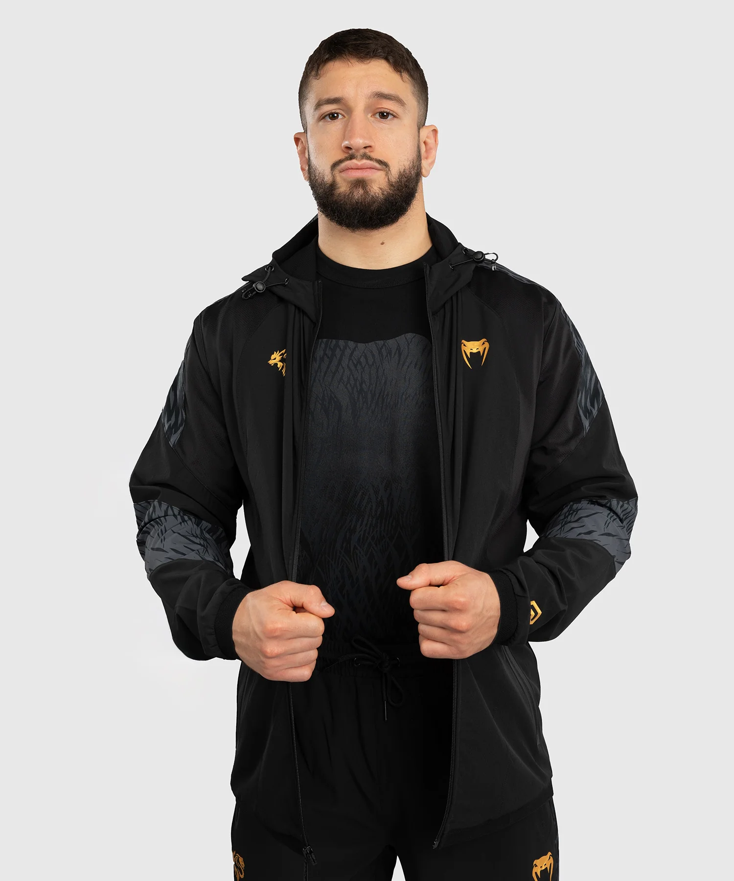 Veste de survêtement Venum x Chimaev - Noir/Gris