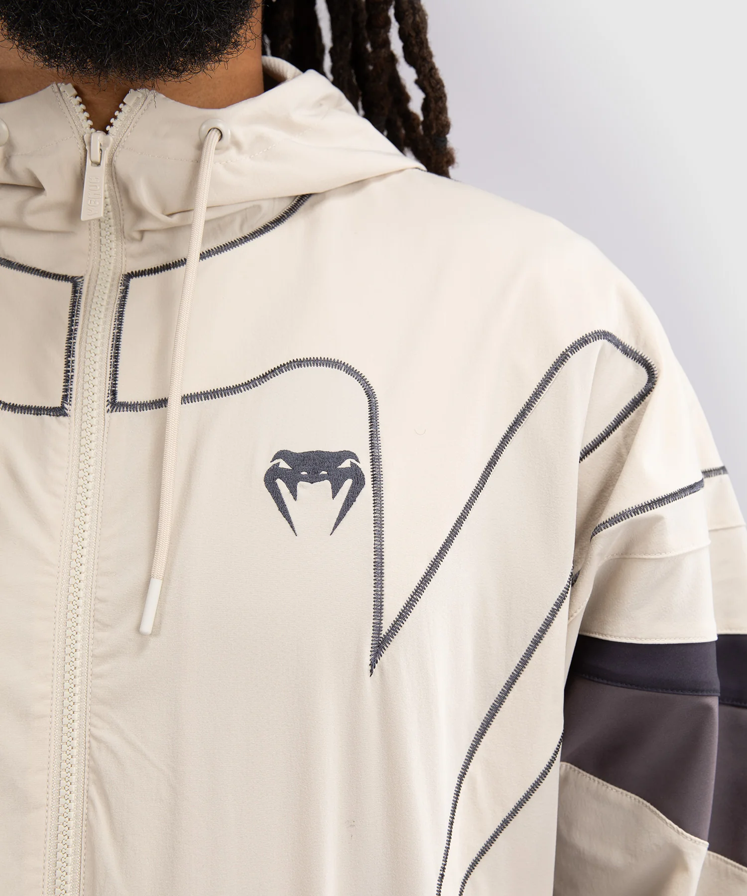 Veste de survêtement Venum x DTR Fight Attack 90 - Off-White - Image 6