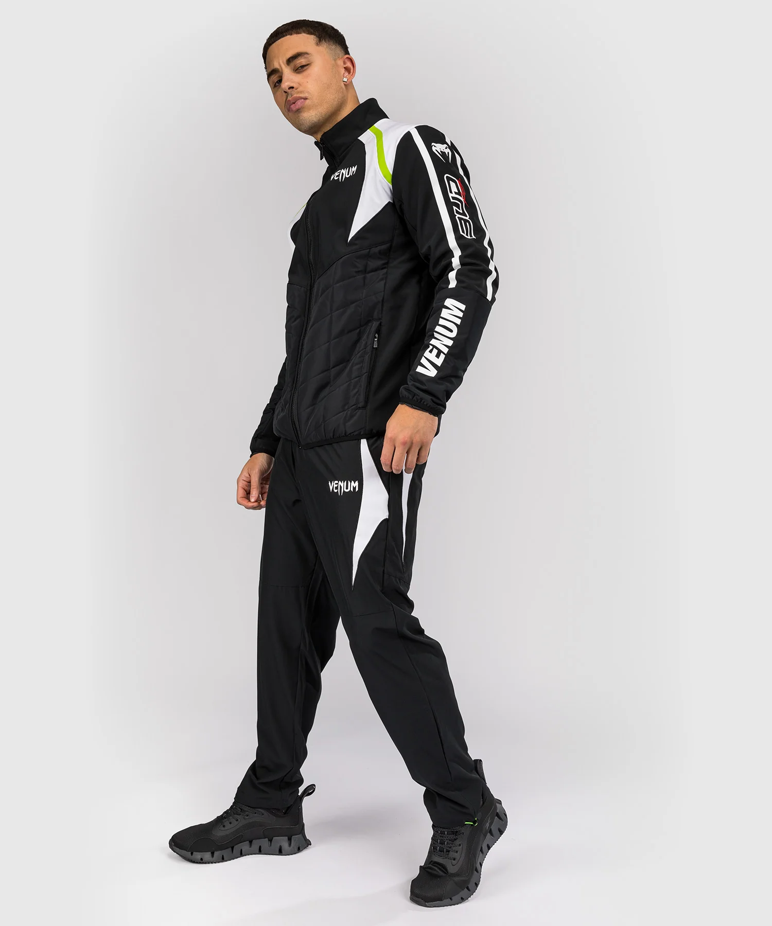 Veste pour Hommes Venum x Bud Racing - Noir/Blanc/Citron Vert - Image 4