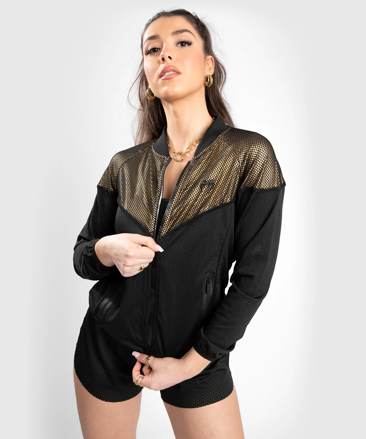Veste Mesh Venum Lightning - Pour Femme - Noir/Or - Image 2