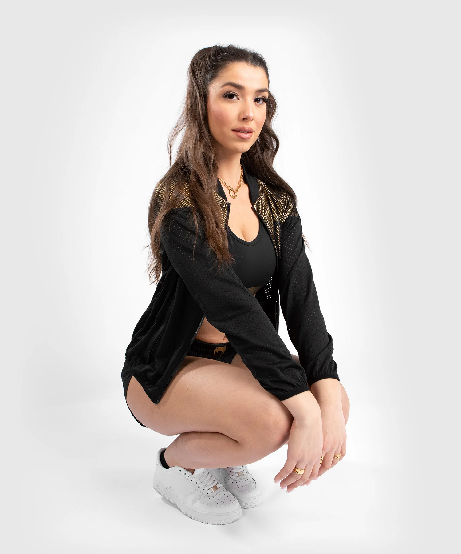 Veste Mesh Venum Lightning - Pour Femme - Noir/Or - Image 7
