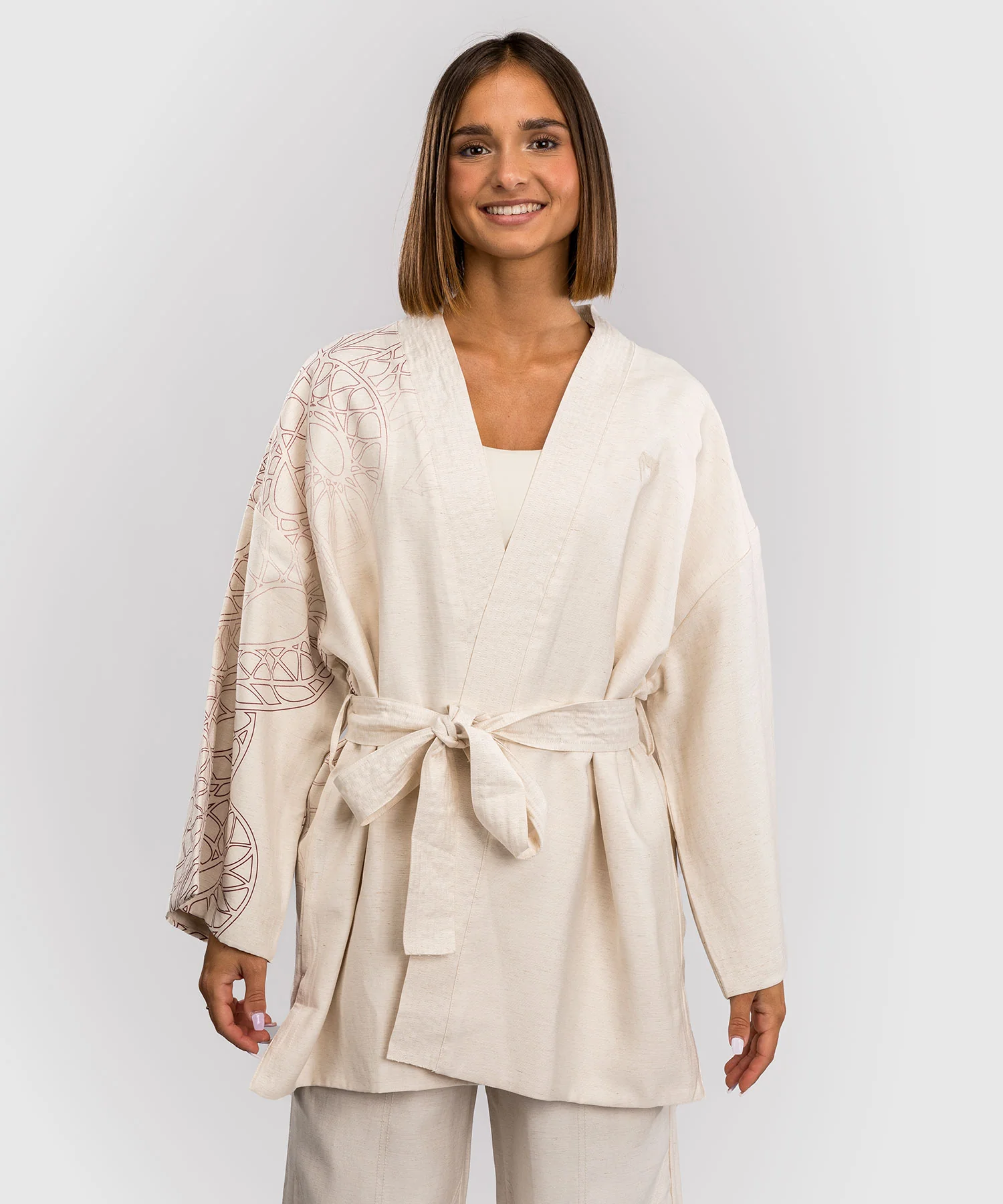 Veste pour Femmes Venum Serpenti – Ivoire/Bordeaux